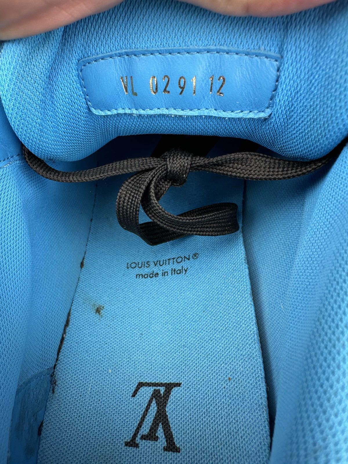 Louis Vuitton Louis Vuitton trainer black/Blue Size US 13 / EU 46 - 15 Thumbnail