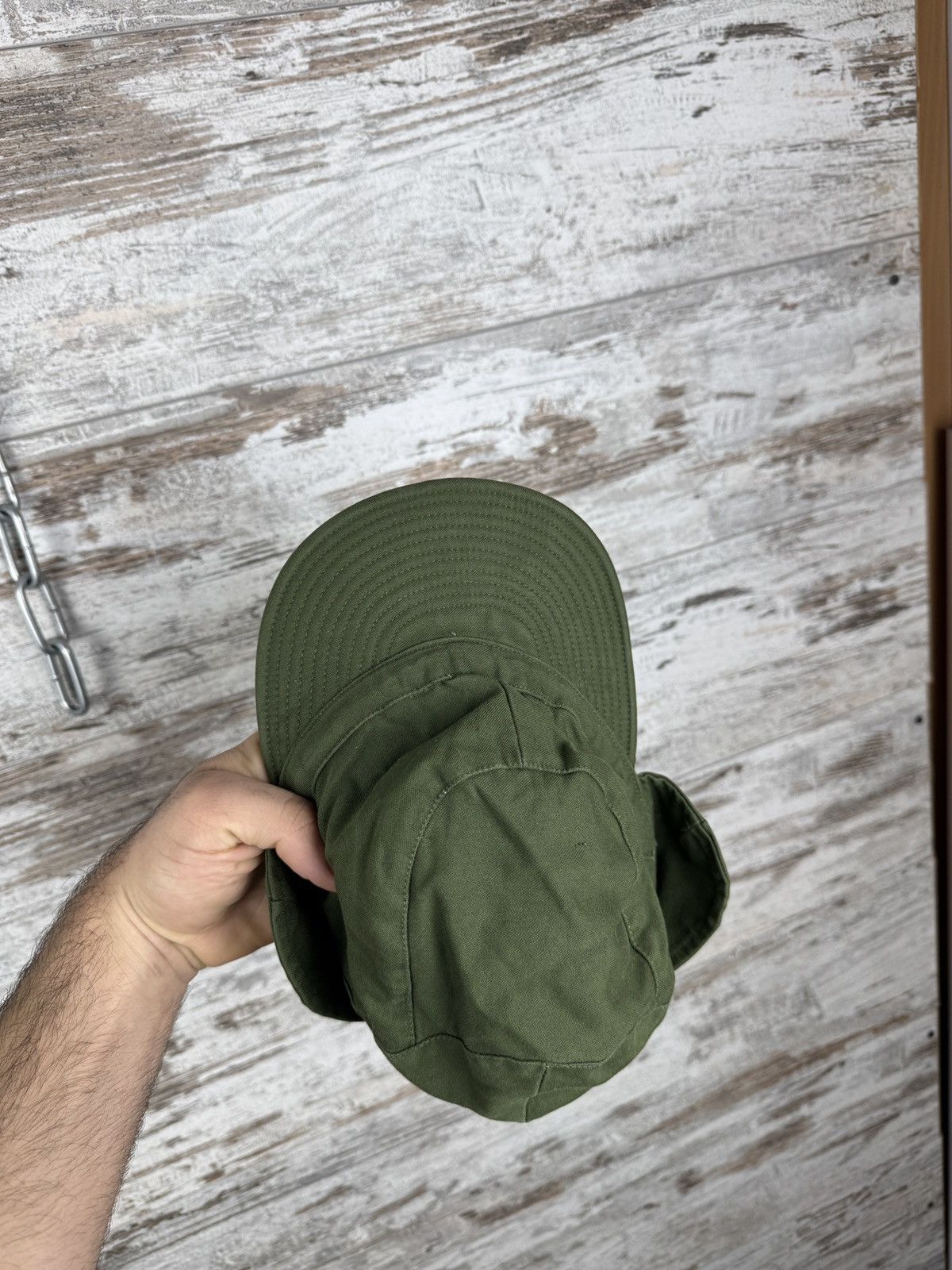 Vintage Vintage Swedish Army Military Earwarmer Flap Ear Cap Hat Size ONE SIZE - 6 Thumbnail