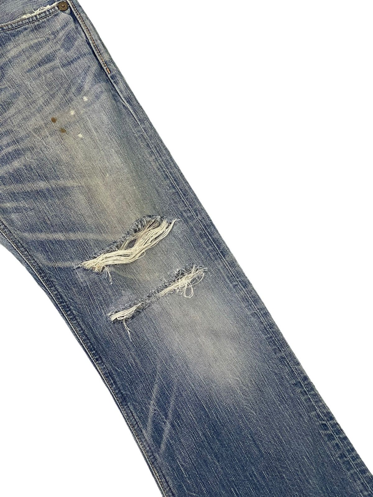 Edwin Flare Jeans Edwin Japan Faded Distress Boot Cut 8🟦0 Size US 30 / EU 46 - 7 Thumbnail