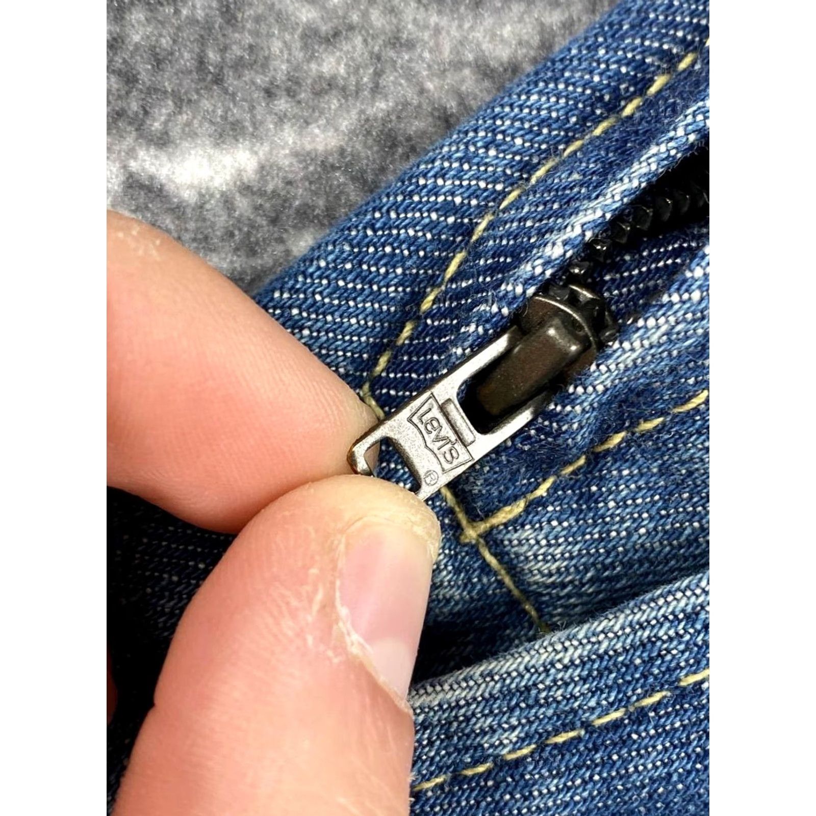Levi's VINTAGE Levi’s Engineered Jeans Men 32x32 Blue Denim 5-Pocket Straight Cinch Rise Mid 10-12 Size US 32 / EU 48 - 7 Thumbnail