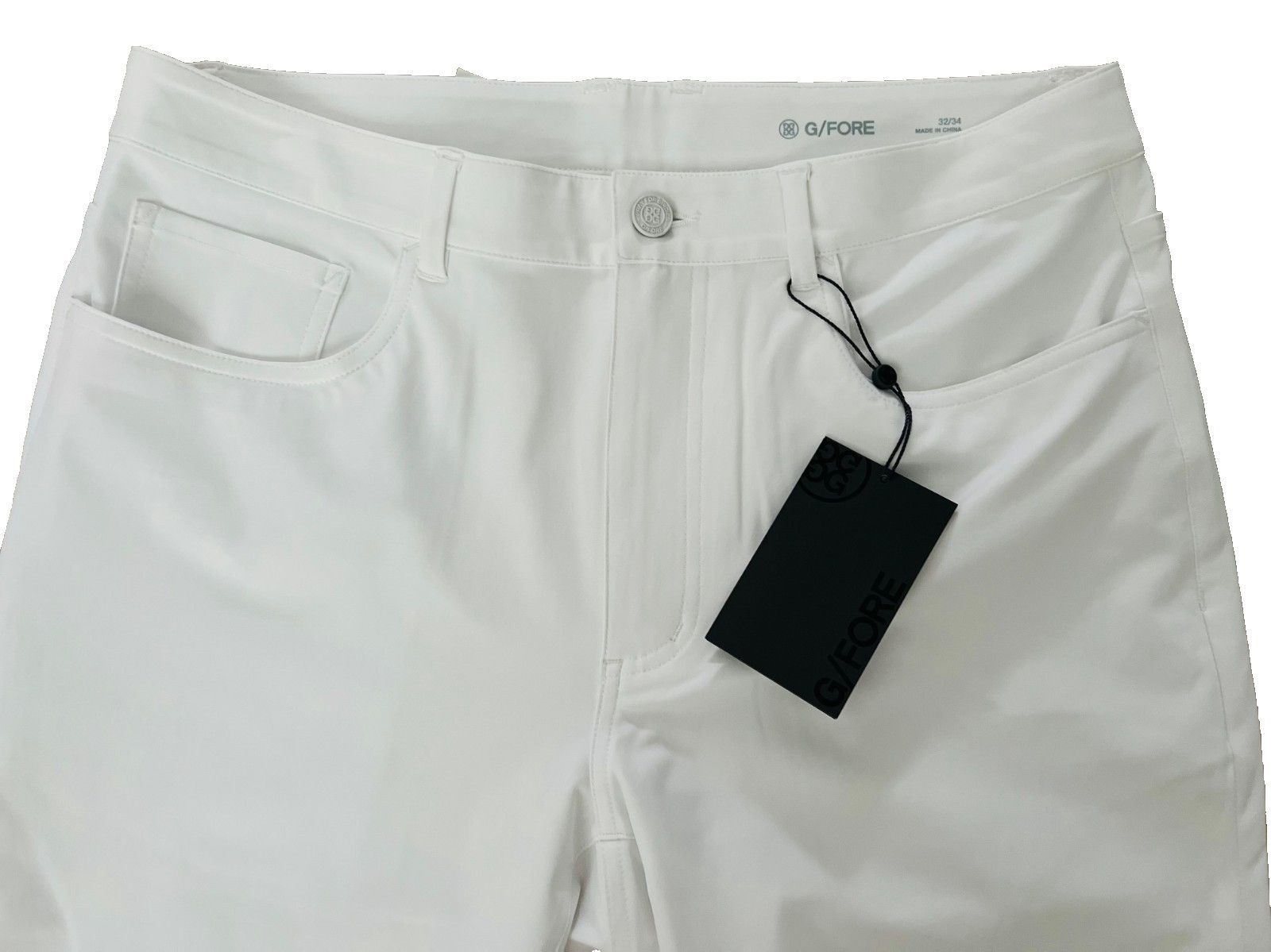 G/FORE G/FORE Performance Stretch Tour 5 Pocket Pant White ( 32 ) Size US 32 / EU 48 - 4 Thumbnail