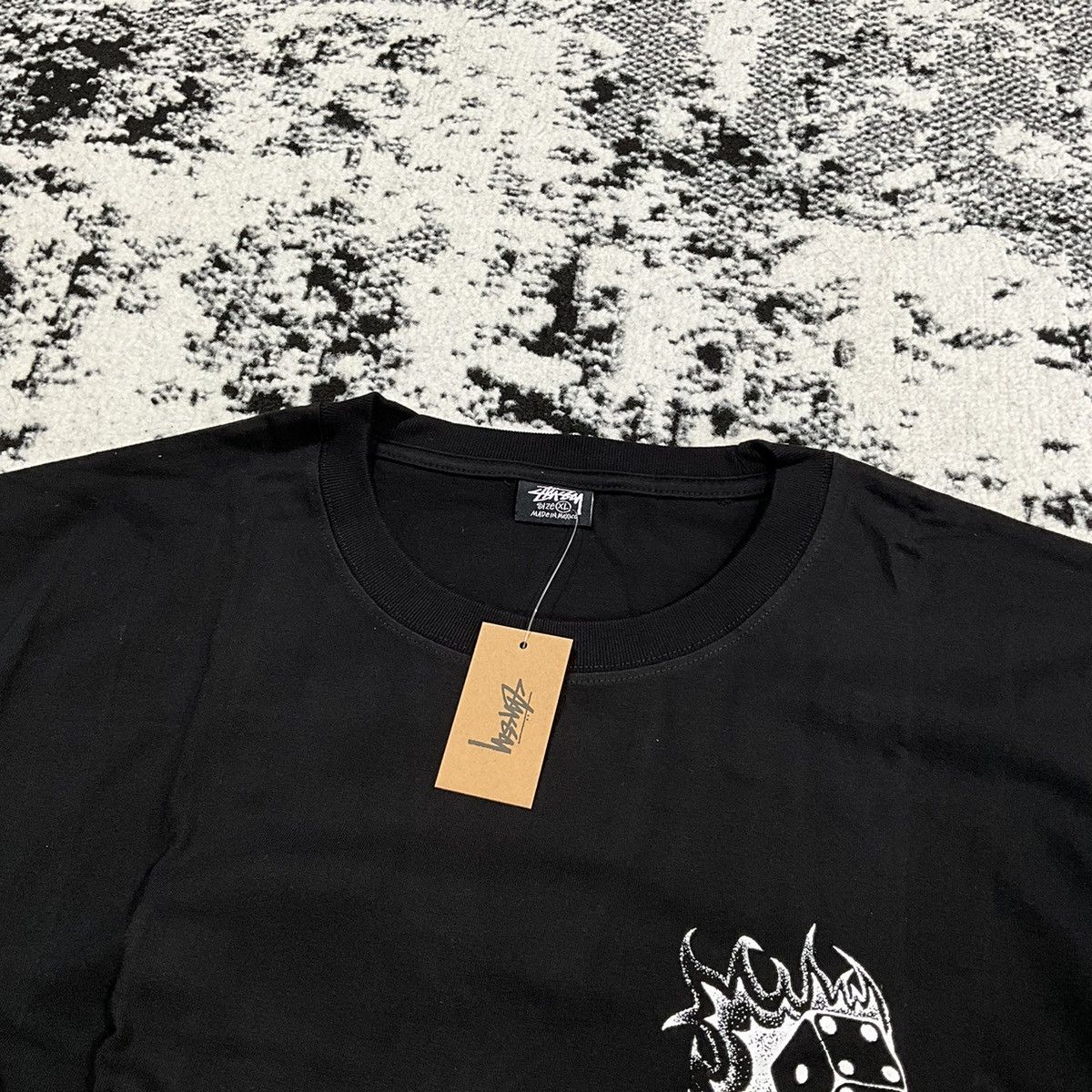 Other STUSSY FIRE DICE TEE BLACK - XL Size US XL / EU 56 / 4 - 5 Thumbnail