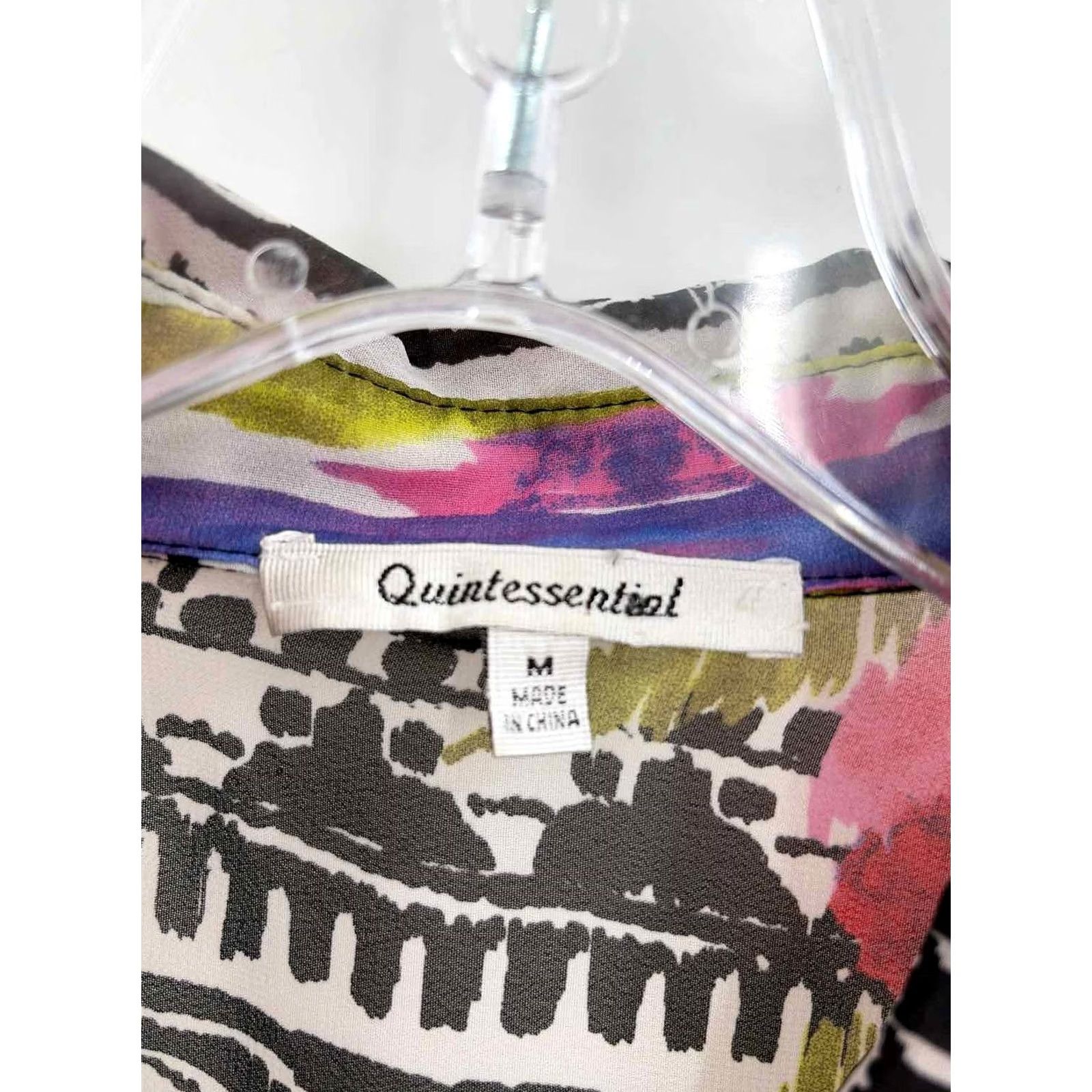 Vintage Pre-Owned Quintessential Black Button Down Size Medium Shirt Regular Womens Size M / US 6-8 / IT 42-44 - 3 Thumbnail