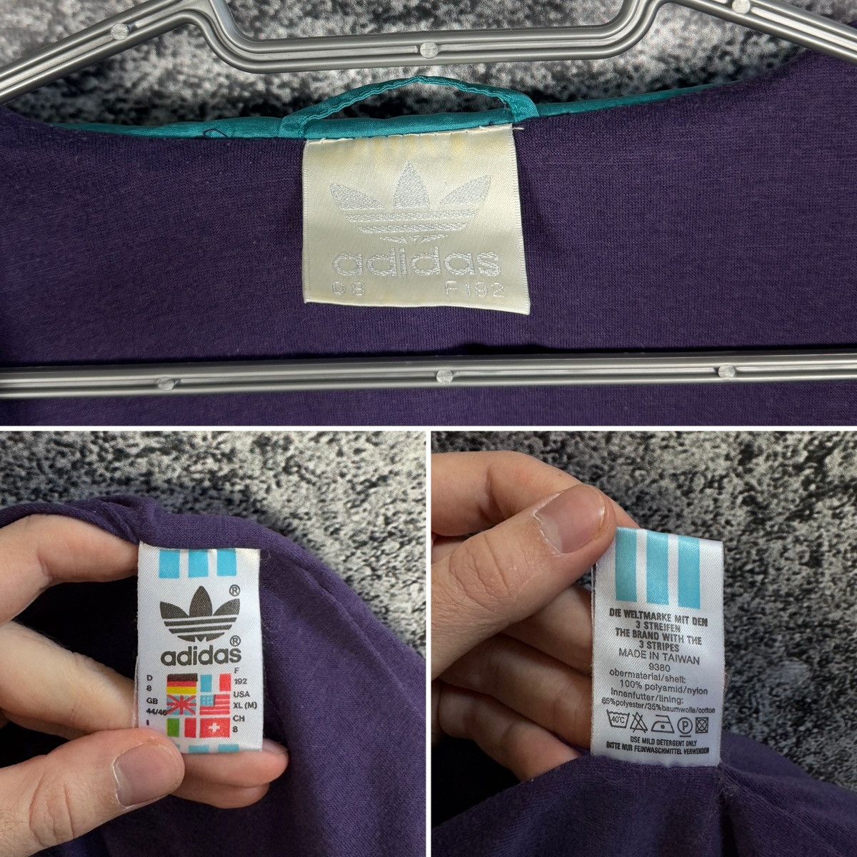 Adidas Men’s Adidas Vintage Nylon Tracksuit Sportswear Size XL Size US XL / EU 56 / 4 - 22 Thumbnail