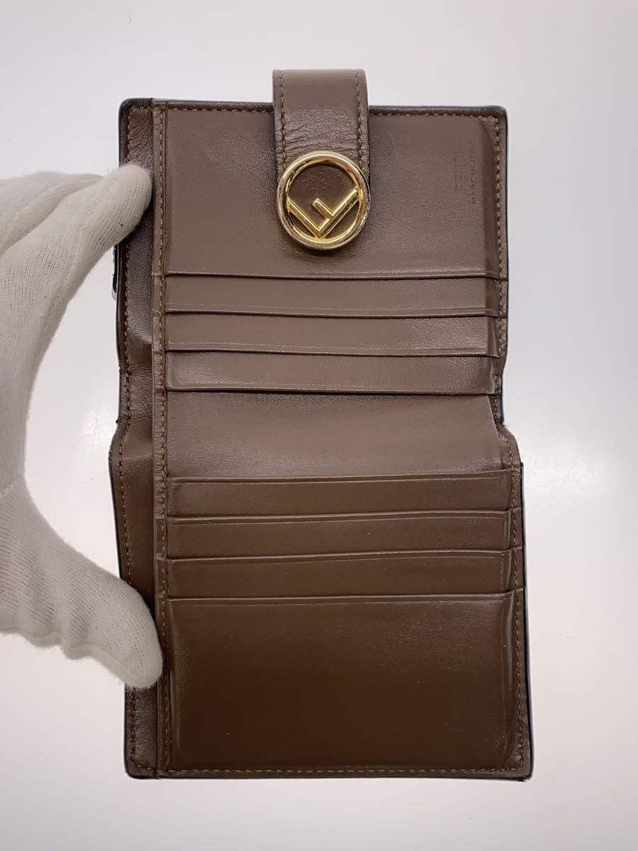 Fendi Fendi Tri-Fold Wallet Brown Size ONE SIZE - 4 Thumbnail