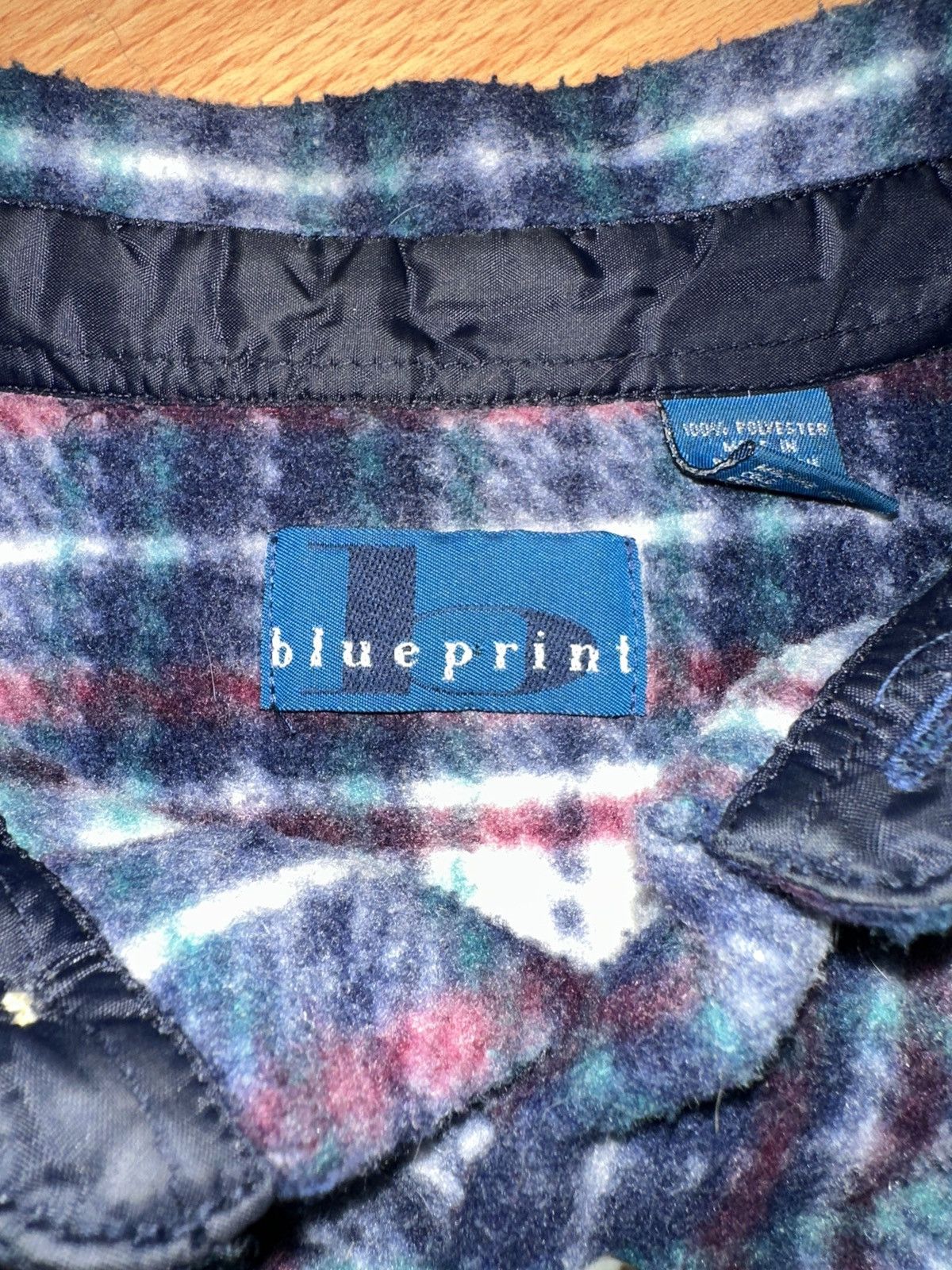 Vintage Vtg Plaid Fleece Flannel Size US L / EU 52-54 / 3 - 5 Thumbnail