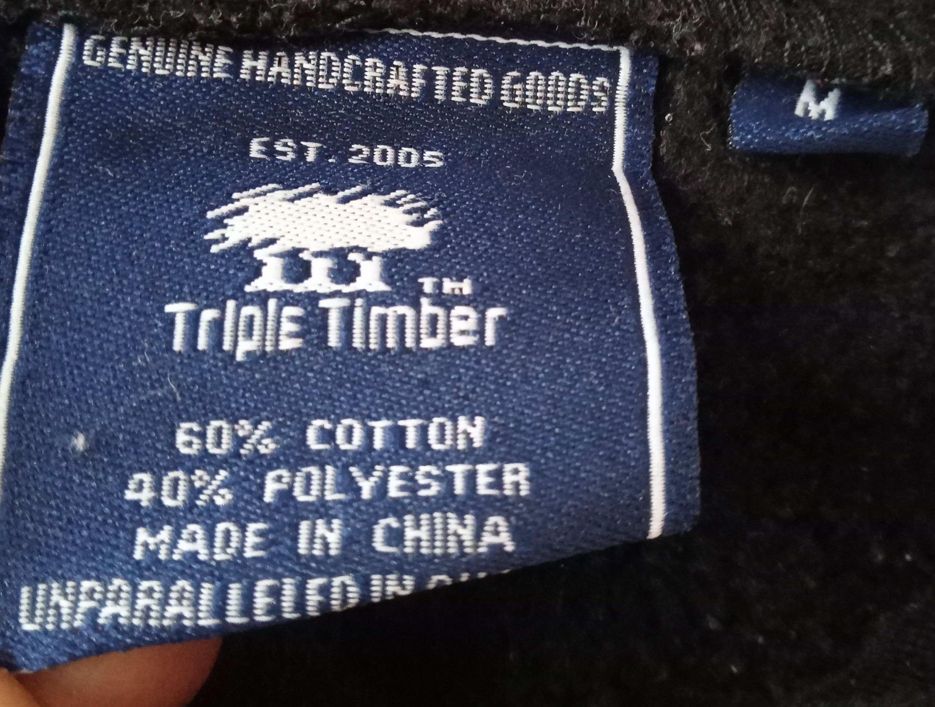 Triple orders timber hoodie