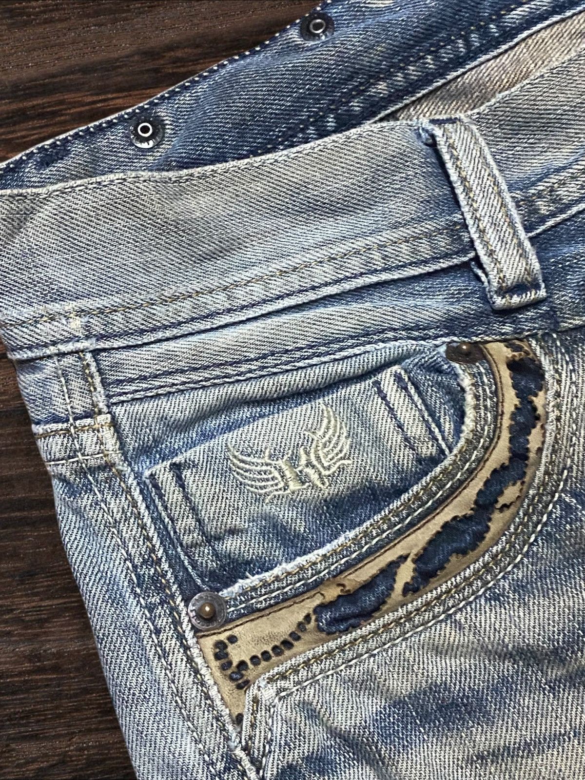 Vintage Vintage Japanese Brand Kaporal5 Nely Mud Wash Straight jeans Size 30" / US 8 / IT 44 - 8 Thumbnail