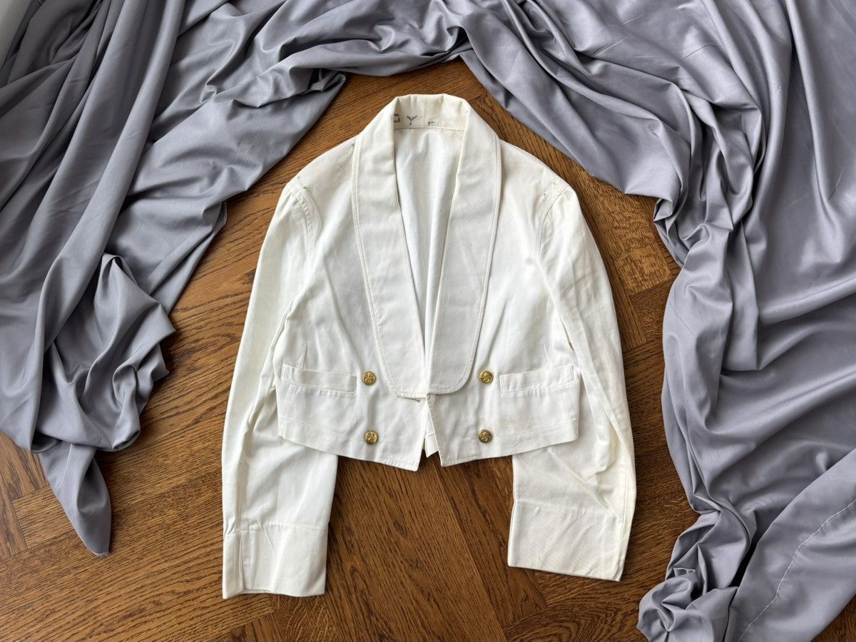 Vintage 1960s Vintage Royal Canadian Navy Service Blazer Cropped 50s Size XS / US 0-2 / IT 36-38 - 15 Thumbnail