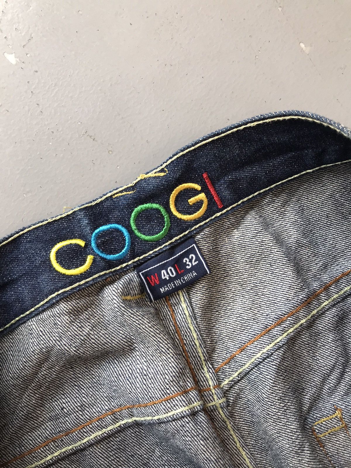 Coogi × Vintage Vintage Coogi thread parrot embroidered denim Size US 38 / EU 54 - 7 Thumbnail