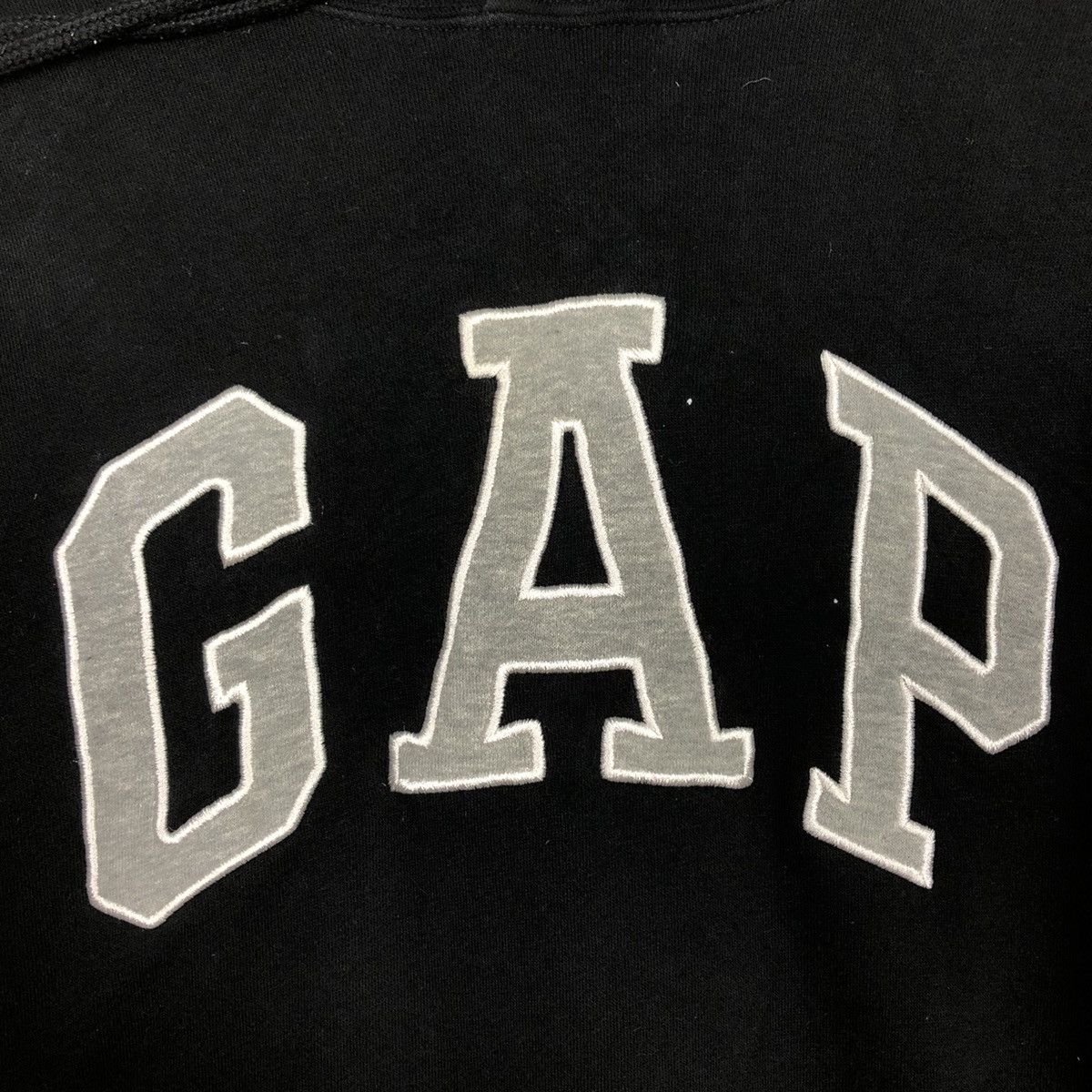 📌Vintage Hoodie Pull Over Anorak Gap Big Logo Embroidery