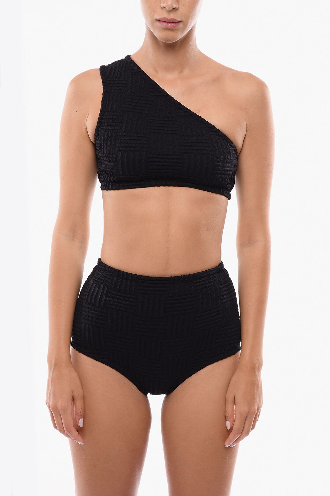 image of Bottega Veneta Og1Mm0124 Bikini In Black, Women's (Size 32)