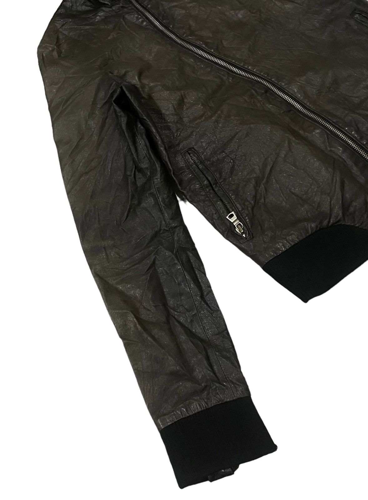 If Six Was Nine Vintage LHP Asymmetric Seditionaries Hoodie Leather Jacket Size US M / EU 48-50 / 2 - 7 Thumbnail