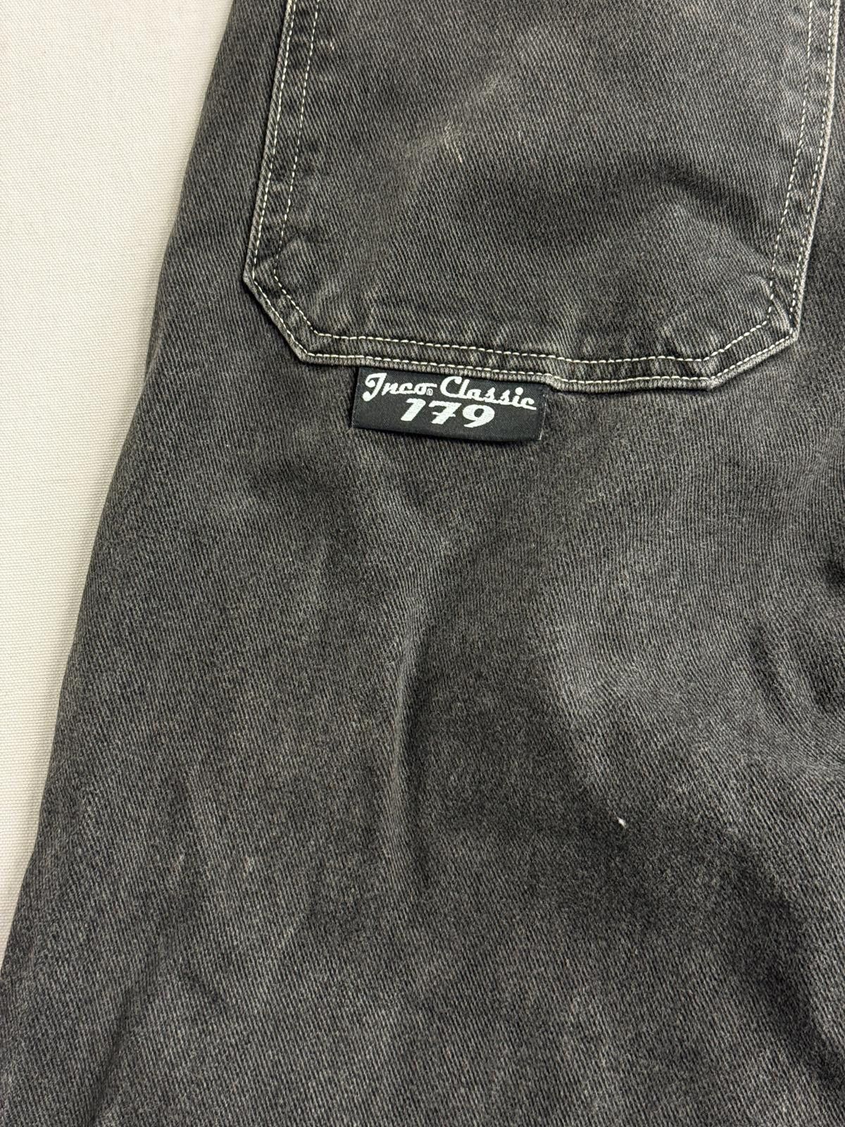 JNCO Vintage JNCO Wide Leg Jeans 34W x 32L J179 Black Pipes Size US 34 / EU 50 - 4 Thumbnail