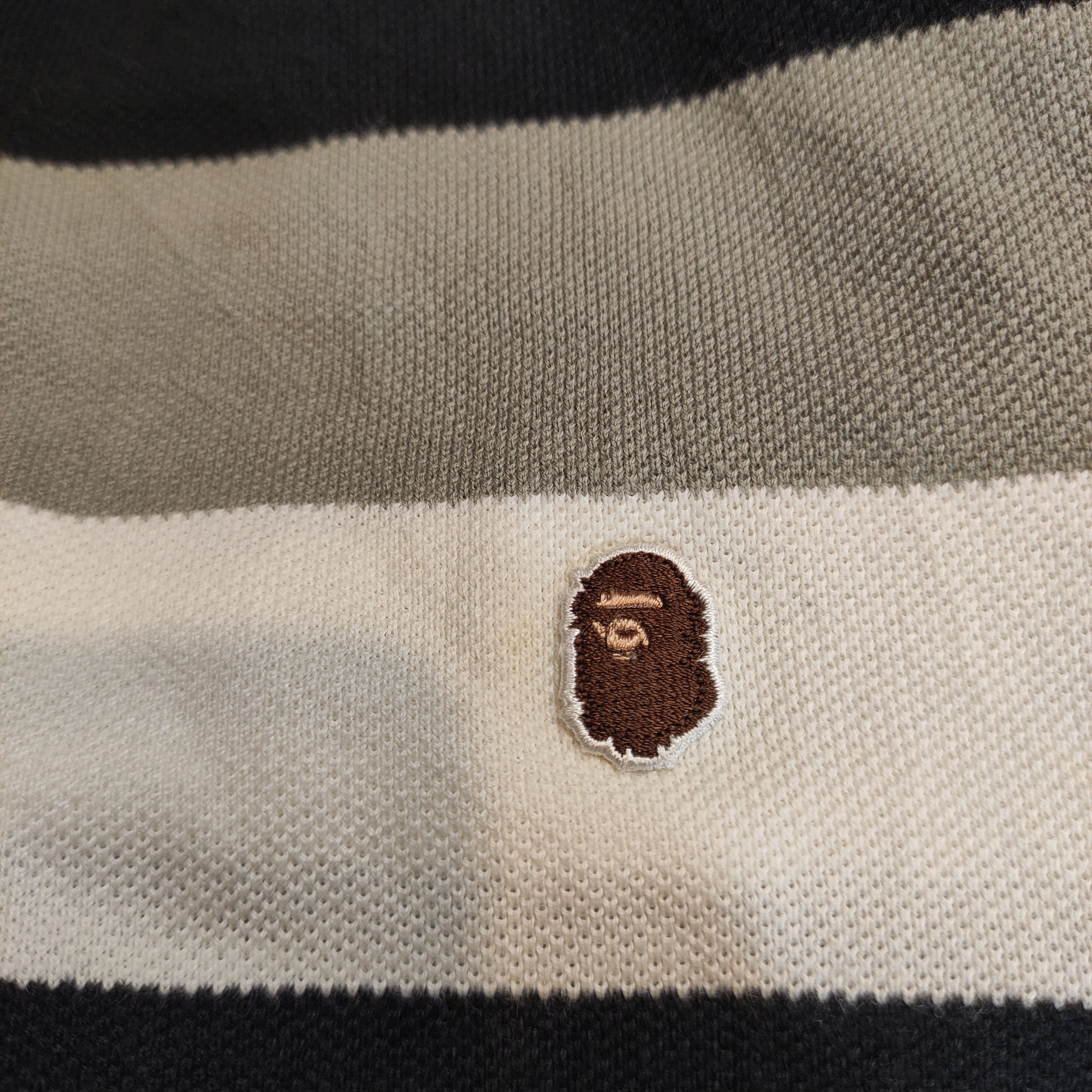 Bape BAPE Polo shirt Stripe 2000s Size US L / EU 52-54 / 3 - 5 Thumbnail