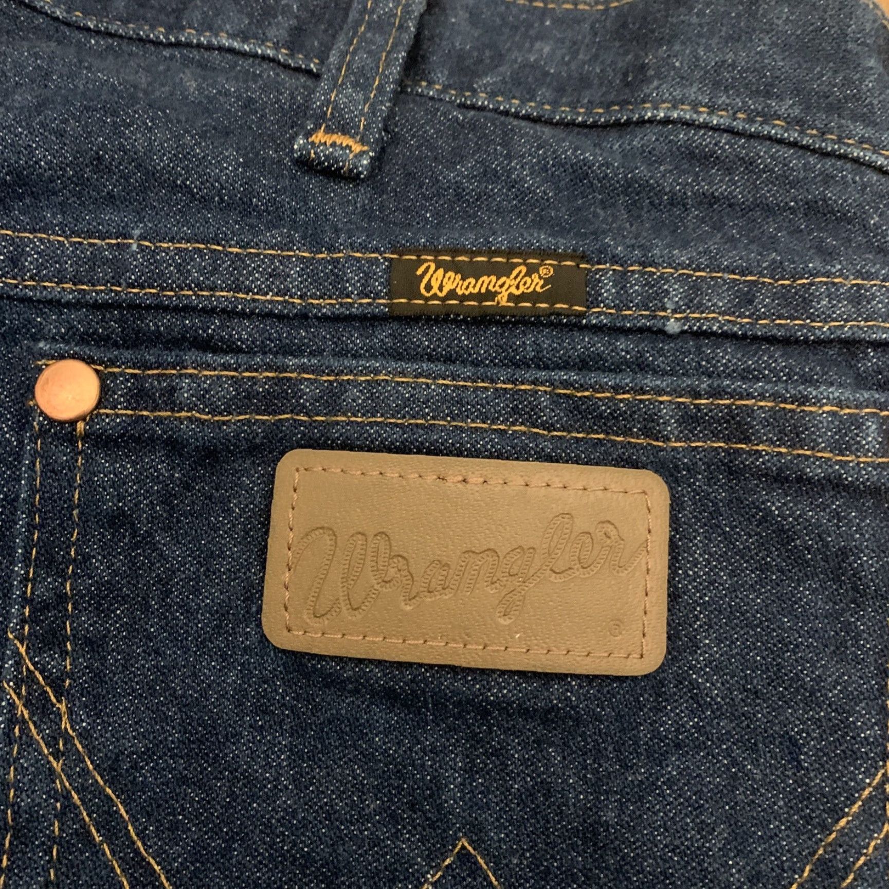 Wrangler VINTAGE Wrangler Cowboy Cut Jeans Mens 34x38 Denim Blue 13MWZ Original Fit Cow Boy EUC Men’s Regular Length Blue Jeans Mens Size US 34 / EU 50 - 7 Thumbnail