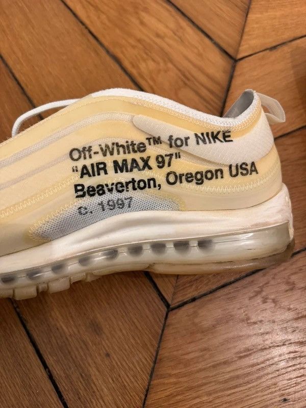 Nike × Off-White Nike Air Max Ten Off white 97 Size US 10 / EU 43 - 4 Thumbnail