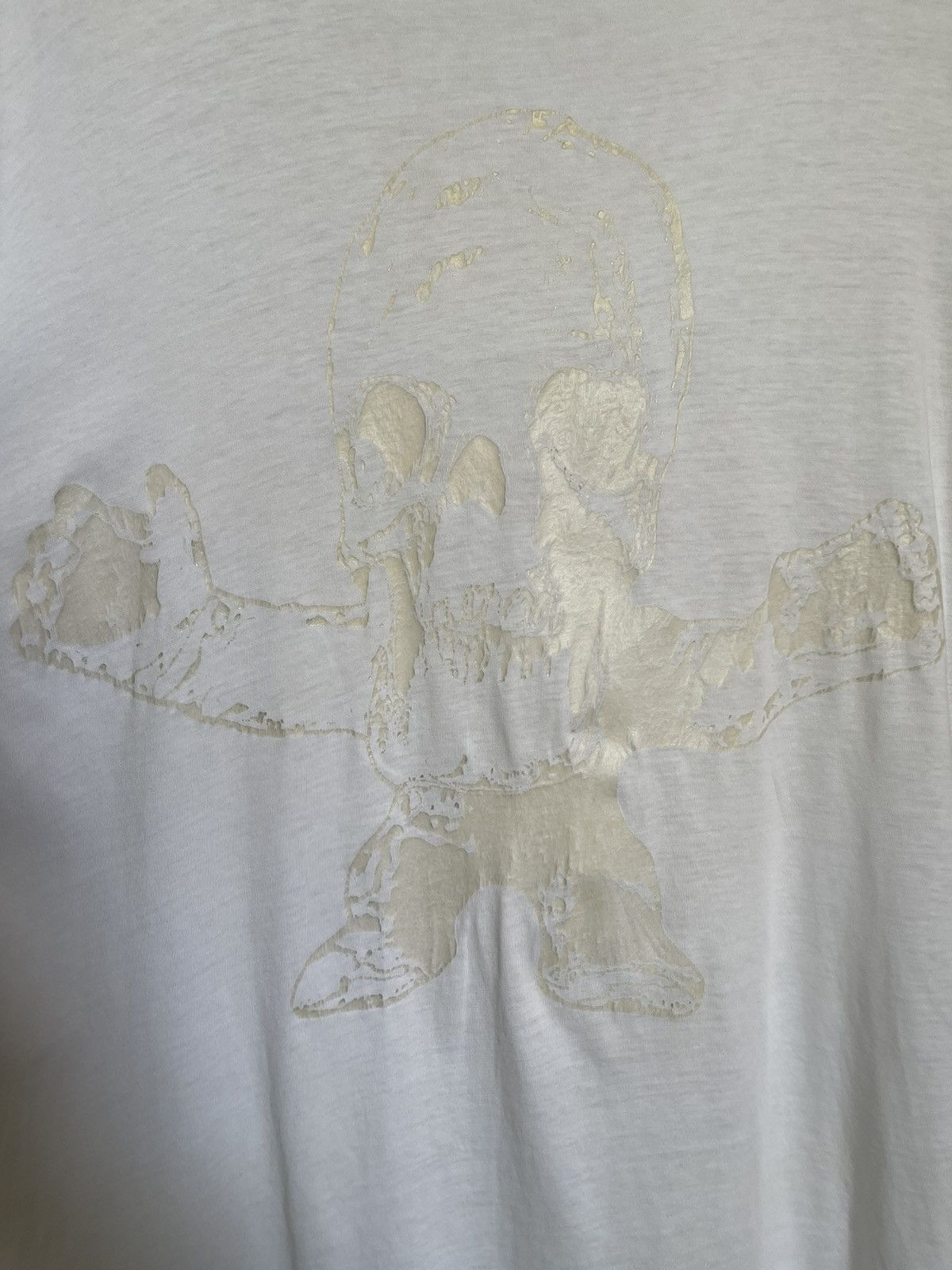 Chrome Hearts Vintage Chrome Hearts Harris Teeter White on White Logo Tee Size US M / EU 48-50 / 2 - 4 Thumbnail
