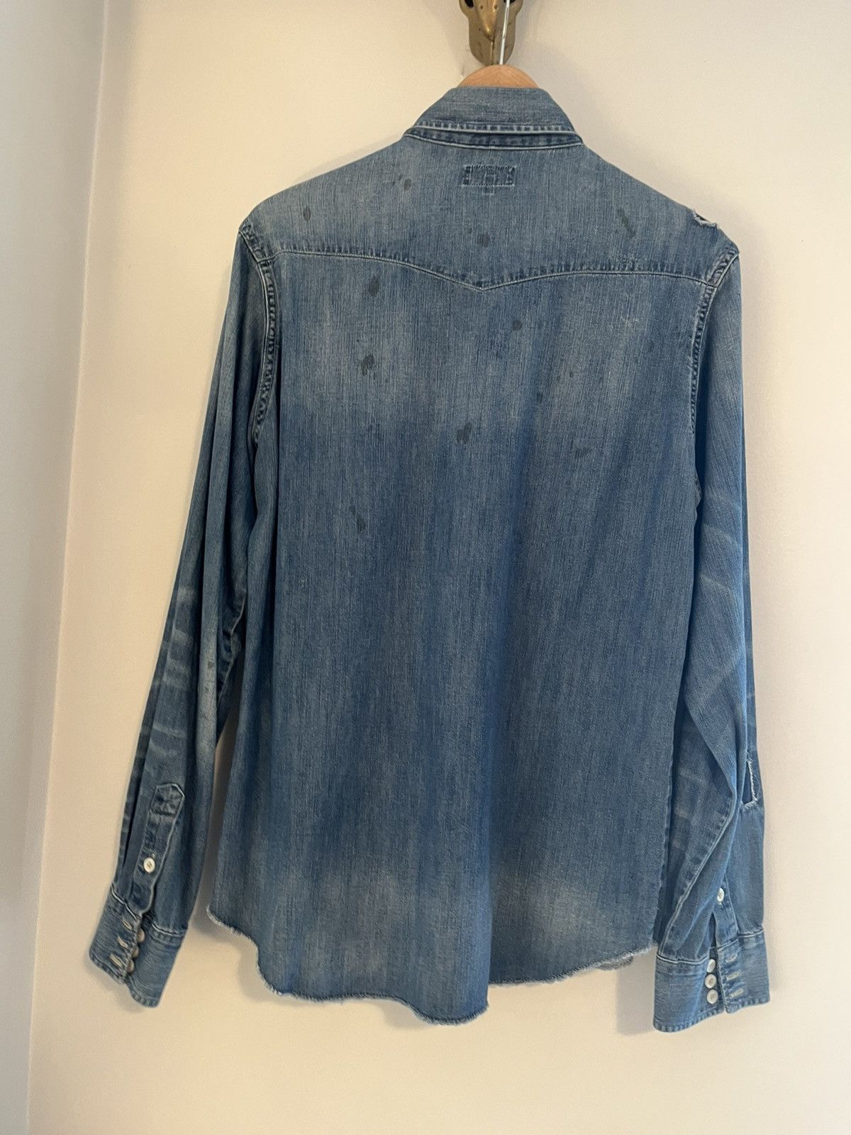 Gant Gant distressed denim shirt Size US M / EU 48-50 / 2 - 3 Thumbnail