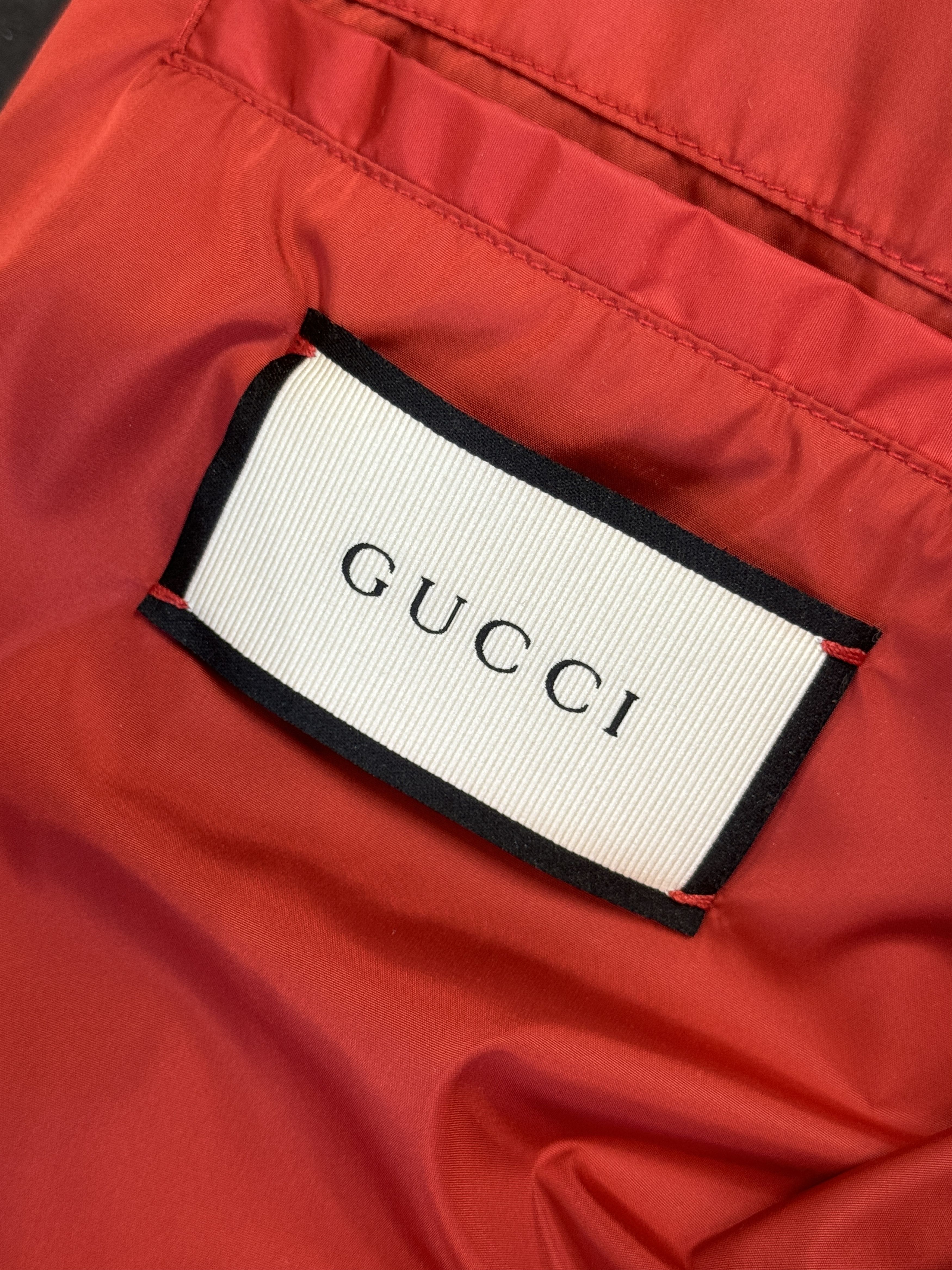 Gucci Gucci Monogram Rain Jacket Navy Red Size US L / EU 52-54 / 3 - 5 Thumbnail