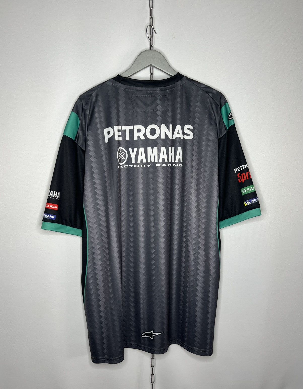 Mercedes-Benz Petronas Yamaha Big Logo Racing Tee T-Shirt F1 Team Sponsors Size US XXL / EU 58 / 5 - 10 Thumbnail