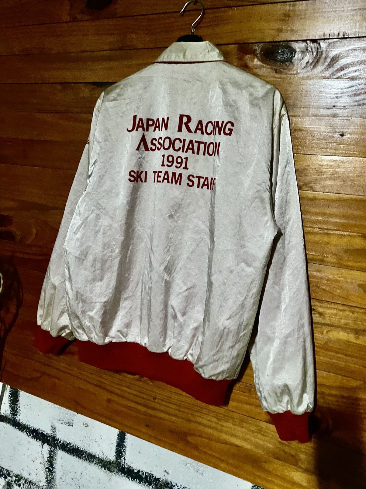 Vintage Vintage Japan Racing Association Horseman Reversible Satin Size US M / EU 48-50 / 2 - 12 Thumbnail