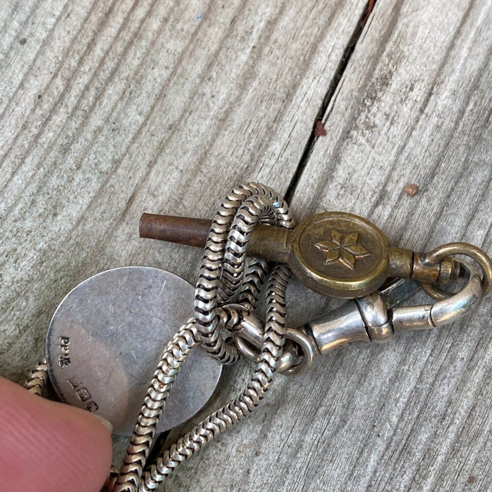 Vintage 1800s Antique George IV Silver Paircase Verge Fusee W/ Chai Size ONE SIZE - 2 Thumbnail