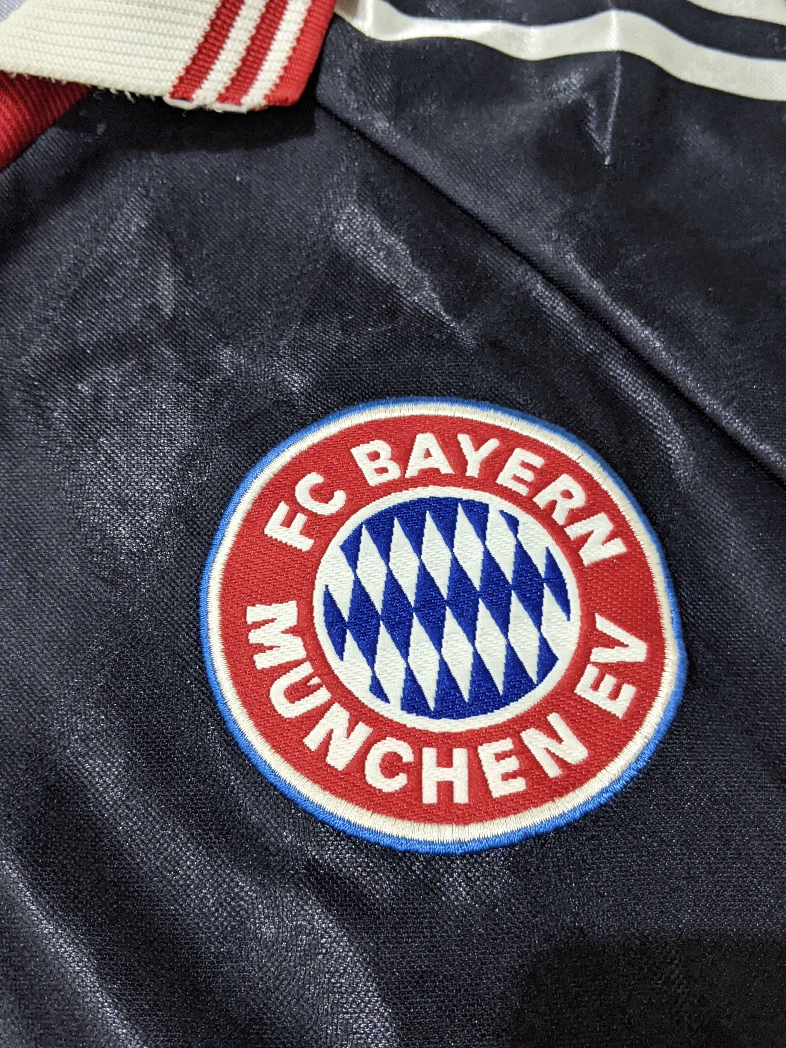 Adidas Bayer Munchen 1997 away janker Jersey football shirt Size US L / EU 52-54 / 3 - 7 Thumbnail