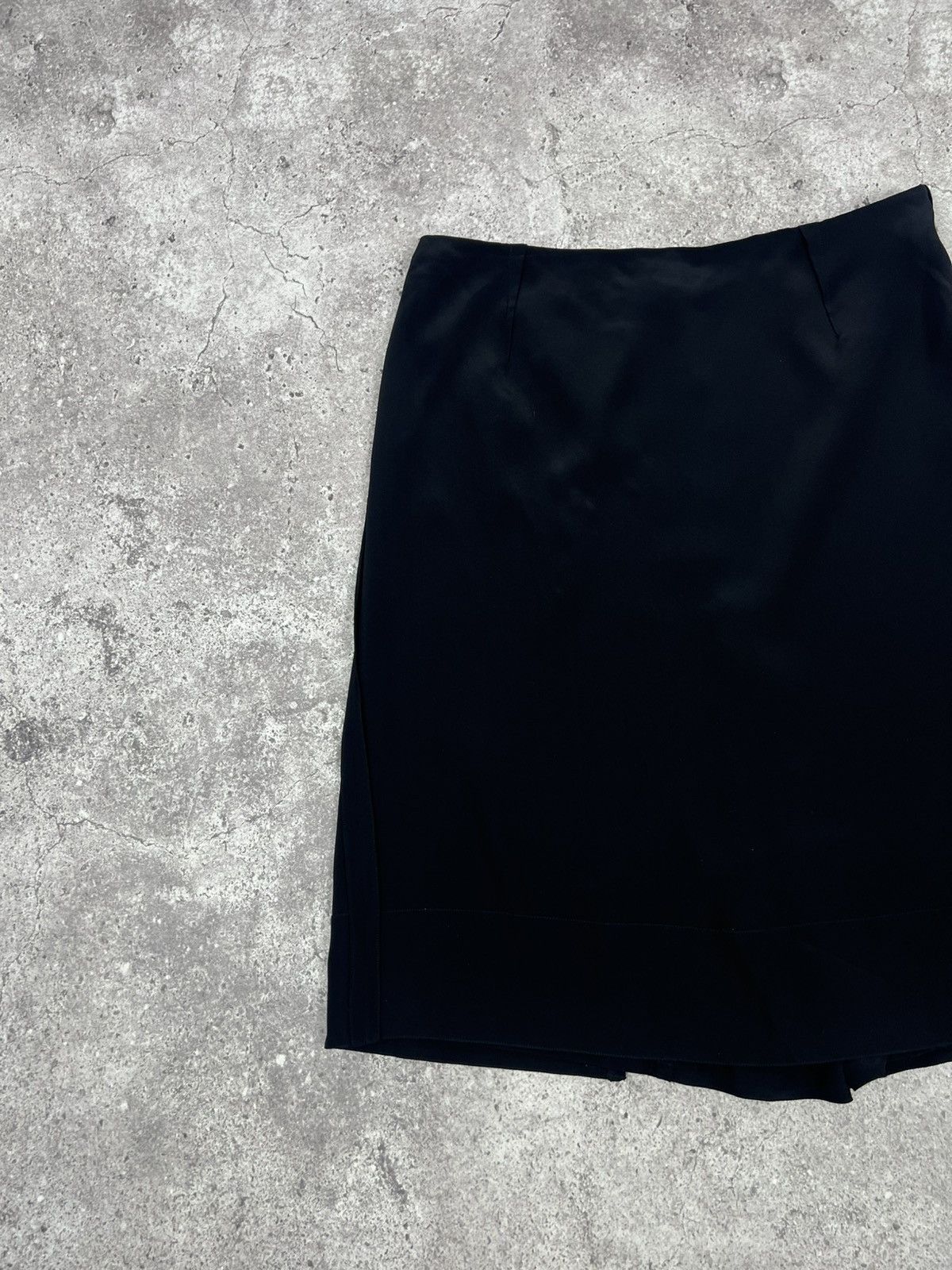 Jil Sander Jil Sander Silk Mini Skirt Size 27" / US 4 / IT 40 - 2 Thumbnail