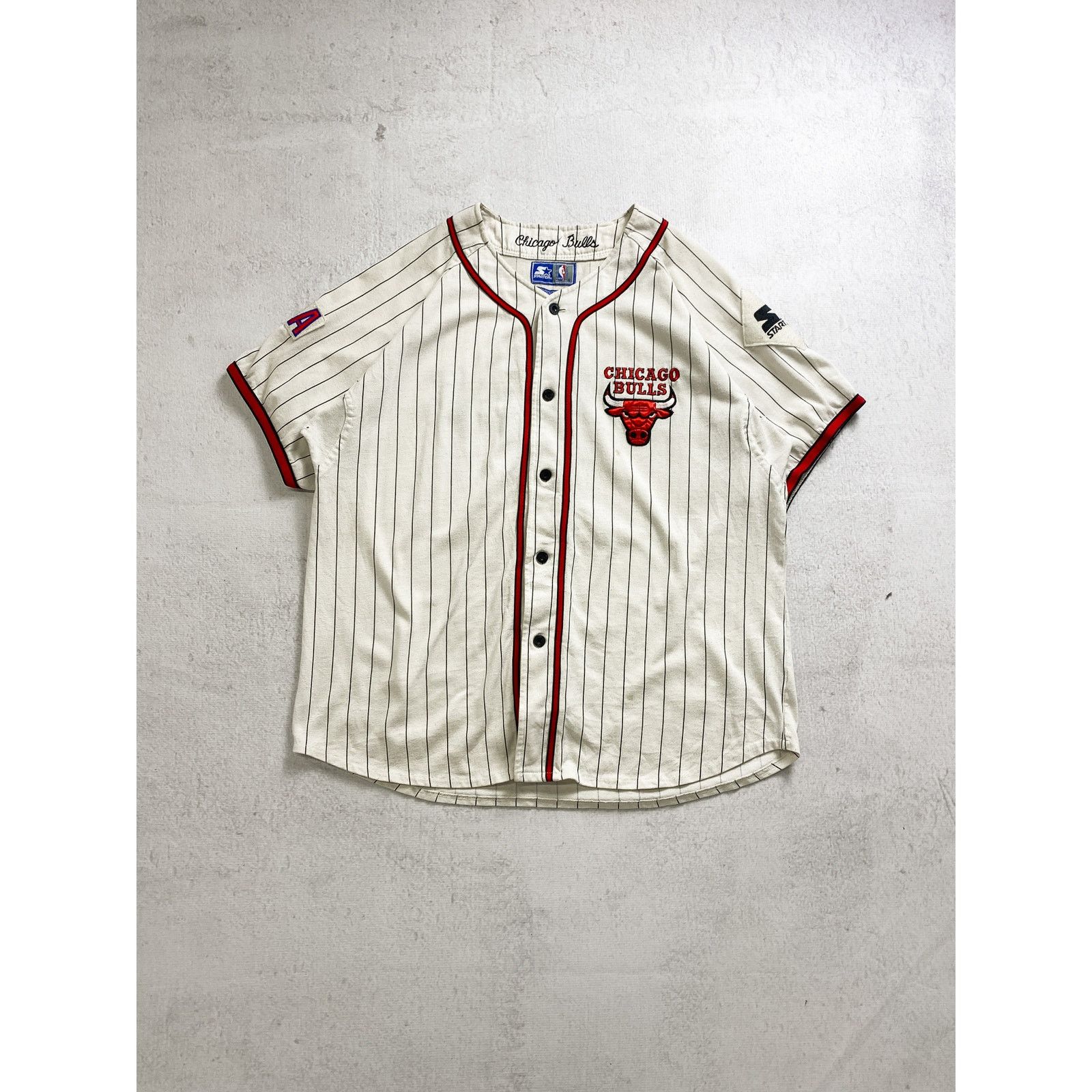 Nba 90s Baseball Jersey Vintage 90s NBA Chicago Bulls Button-Up