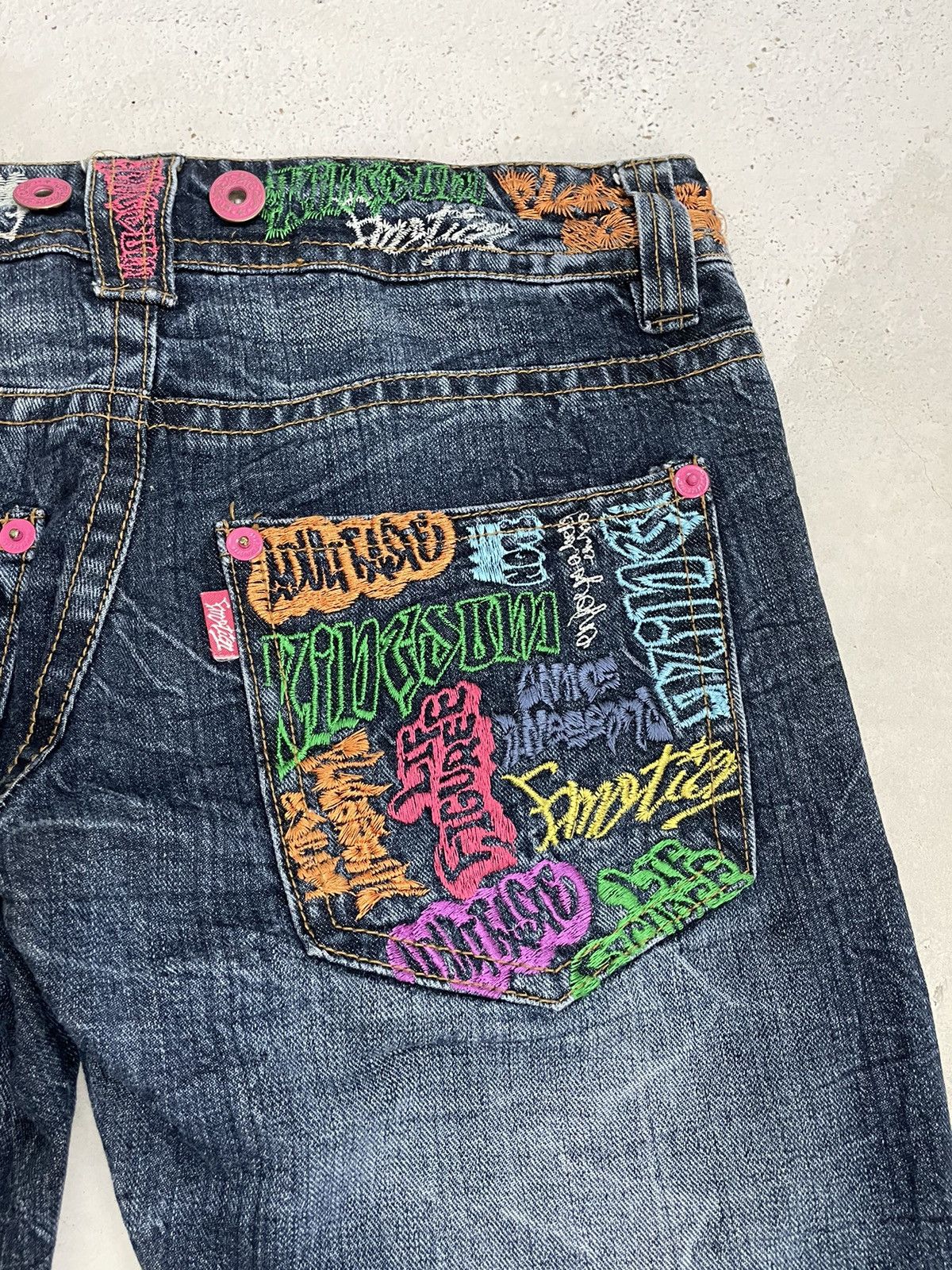 14th Addiction Y2K Embroidery Graffiti Hip Hop 2000’s Style Size US 30 / EU 46 - 19 Thumbnail