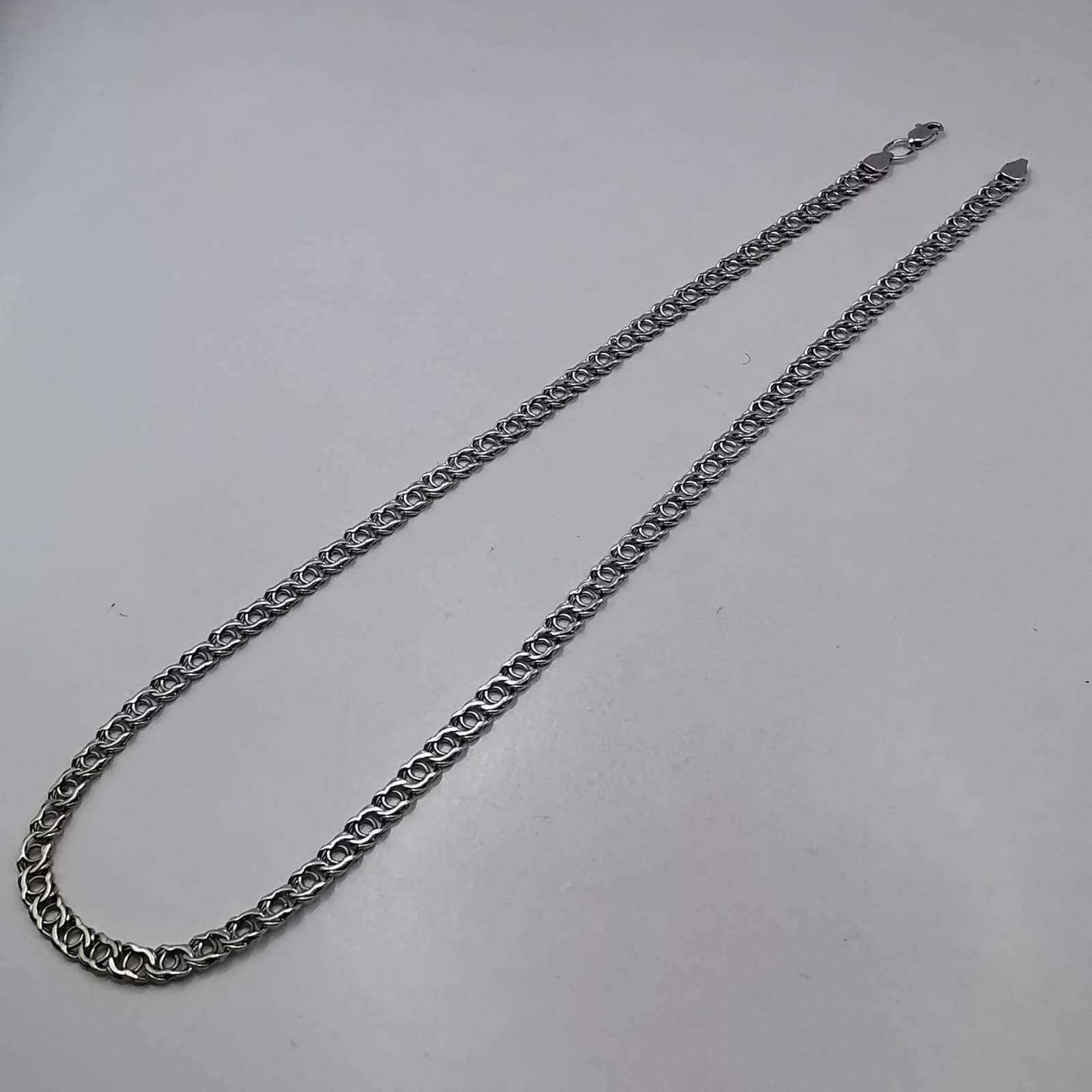 Sterling Silver Vintage Jewelry Chain, 925 Sterling Silver, Signed 17,61g Size ONE SIZE - 6 Thumbnail