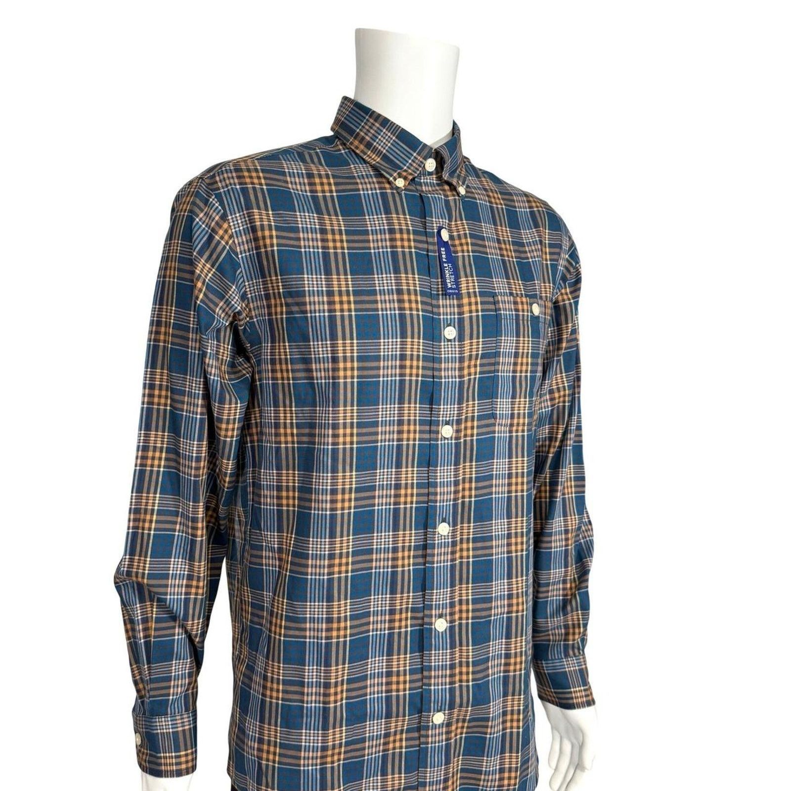 Orvis Orvis Mens Blue Plaid Stretch Button Down Shirt Medium Size US M / EU 48-50 / 2 - 3 Thumbnail