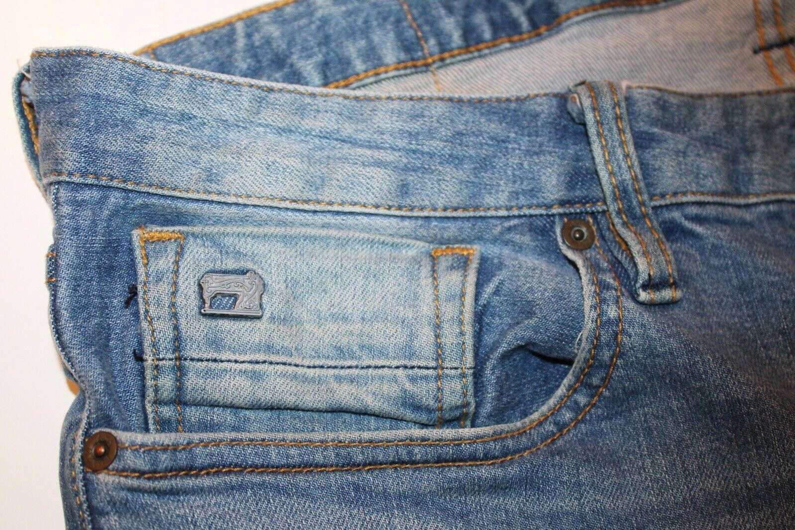 Scotch & Soda Scotch & Soda Mens Ralston Overboard Slim Blue Jeans 32x34 Size US 32 / EU 48 - 6 Thumbnail