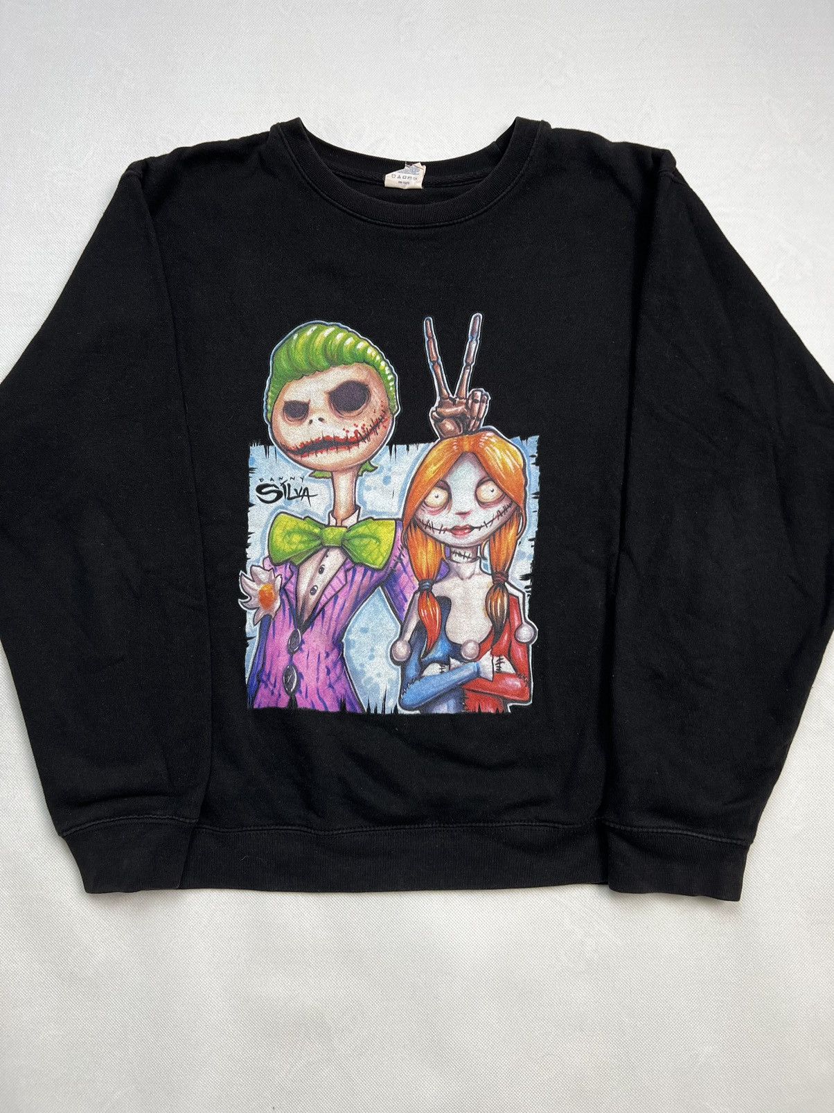 Vintage Sweatshirt Danny Silva vintage joker black Size US M / EU 48-50 / 2 - 2 Thumbnail