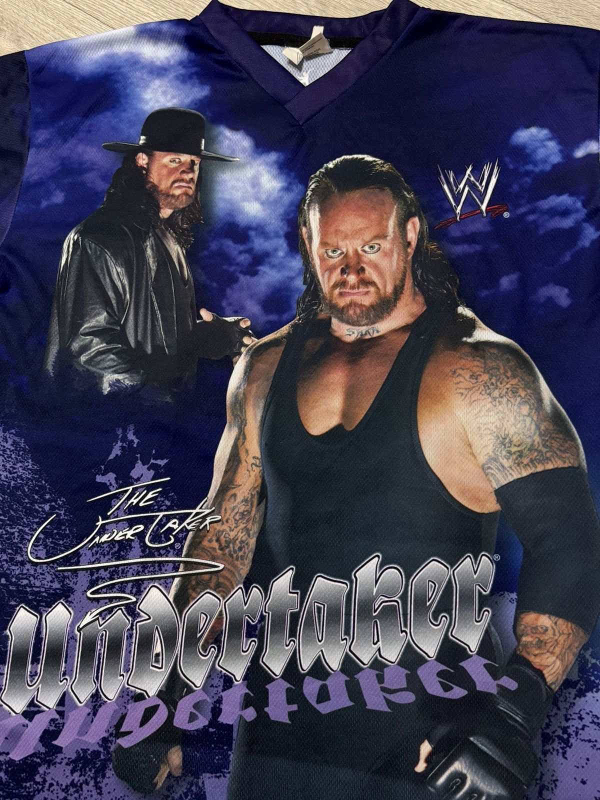 WWE 🔷Vintage WWE The Undertaker Jersey 2000s🔷 Size US M / EU 48-50 / 2 - 2 Thumbnail
