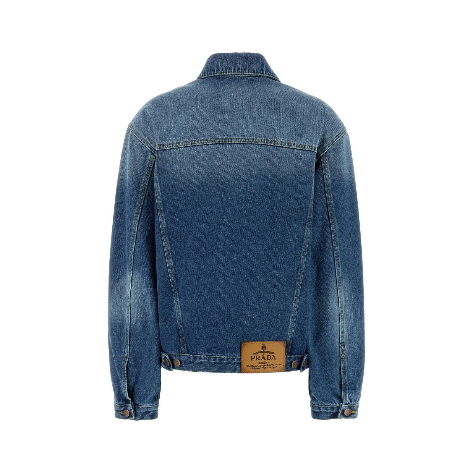 Prada PRADA Denim Jacket New And Authentic (Women's size:8;) Size M / US 6-8 / IT 42-44 - 2 Thumbnail
