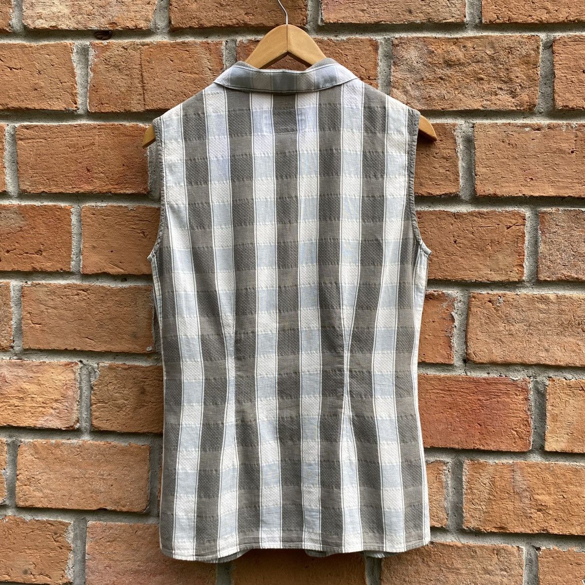Armani ARMANI JEANS Sleeveless Check Shirt Size M / US 6-8 / IT 42-44 - 13 Thumbnail