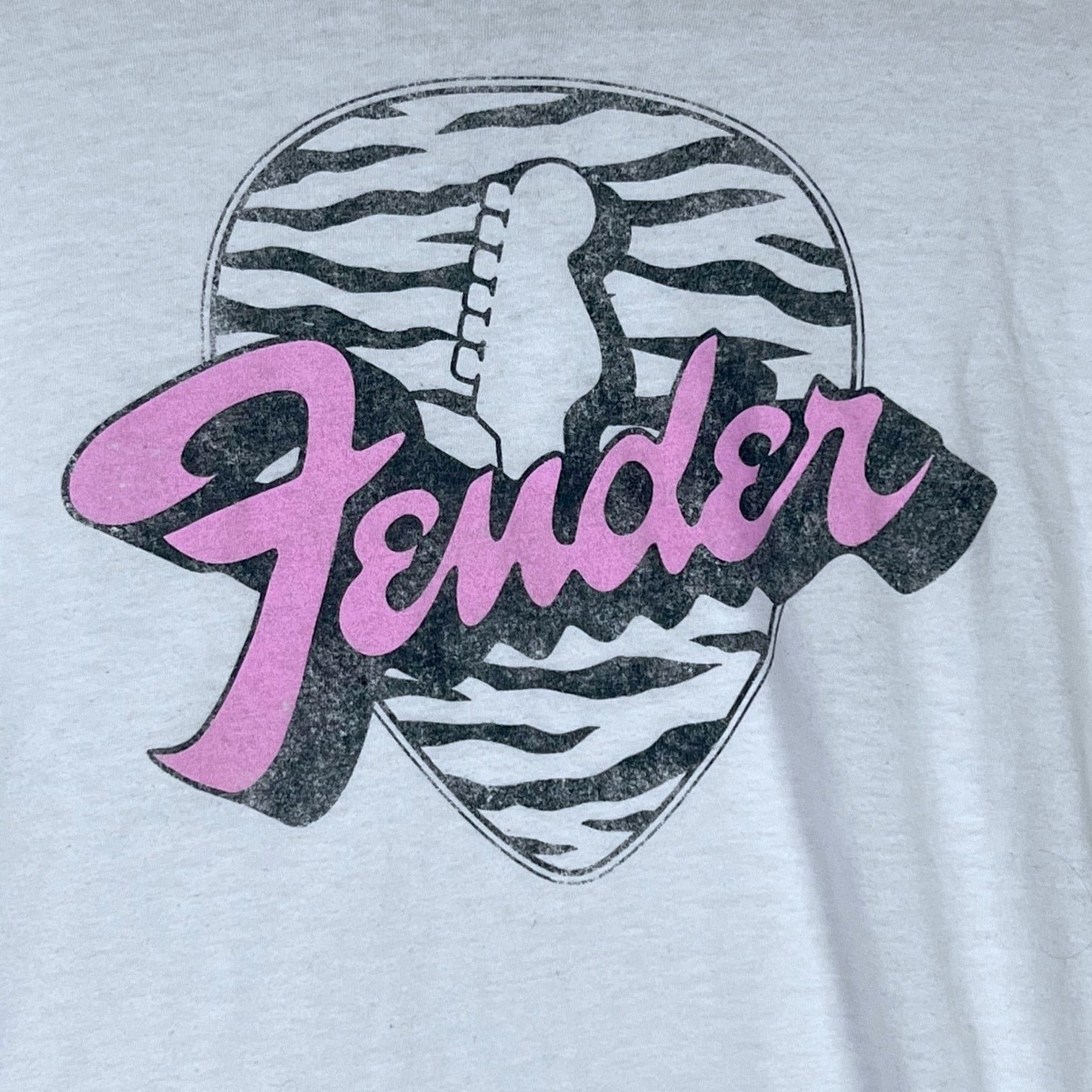 Fender Women's Fender Guitar Zebra Pick Retro T-Shirt - Size Small Size S / US 4 / IT 40 - 2 Thumbnail