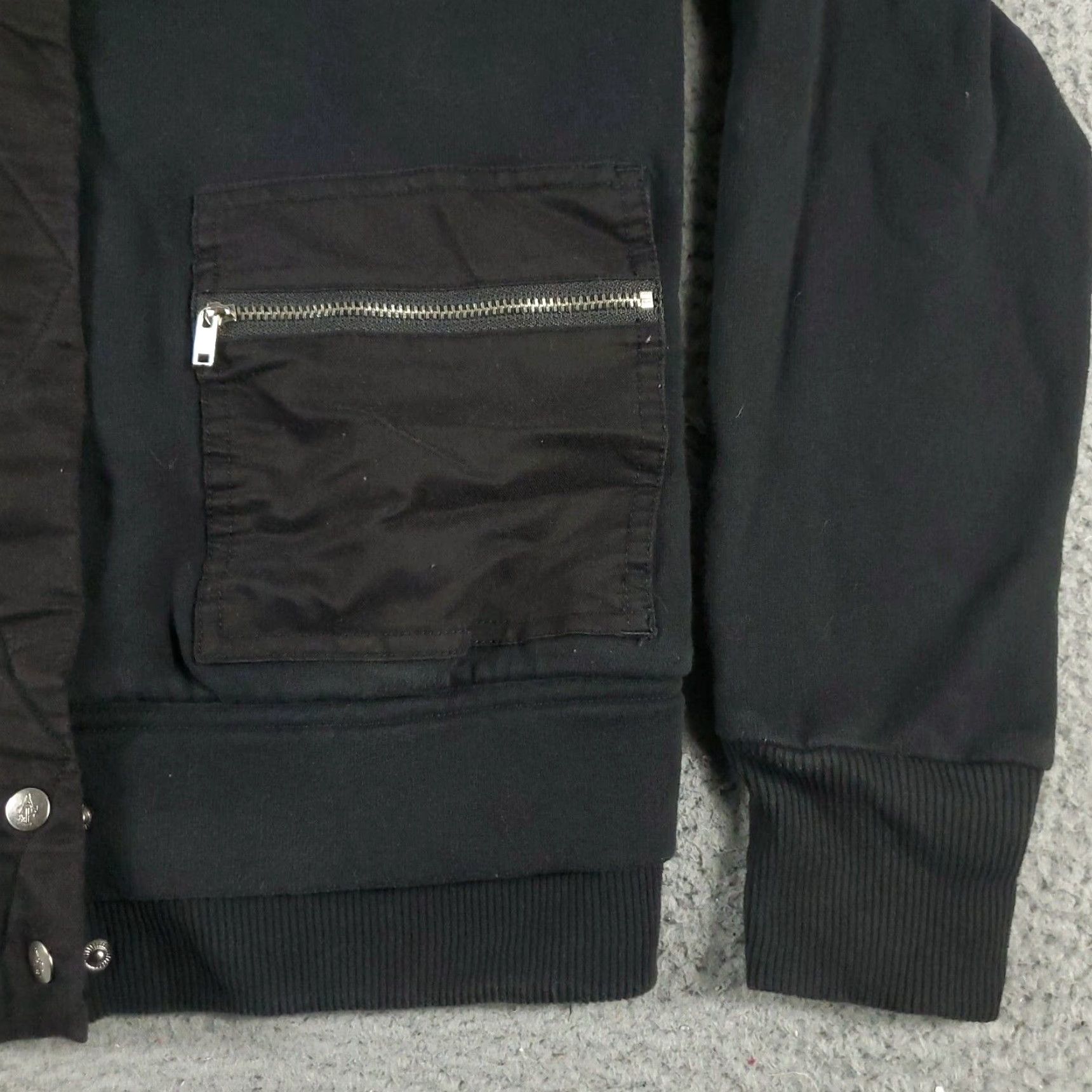 Abercrombie & Fitch Abercrombie & Fitch Jacket Womens Size Small Black Hoodie Full Zip Coat Size S / US 4 / IT 40 - 4 Thumbnail