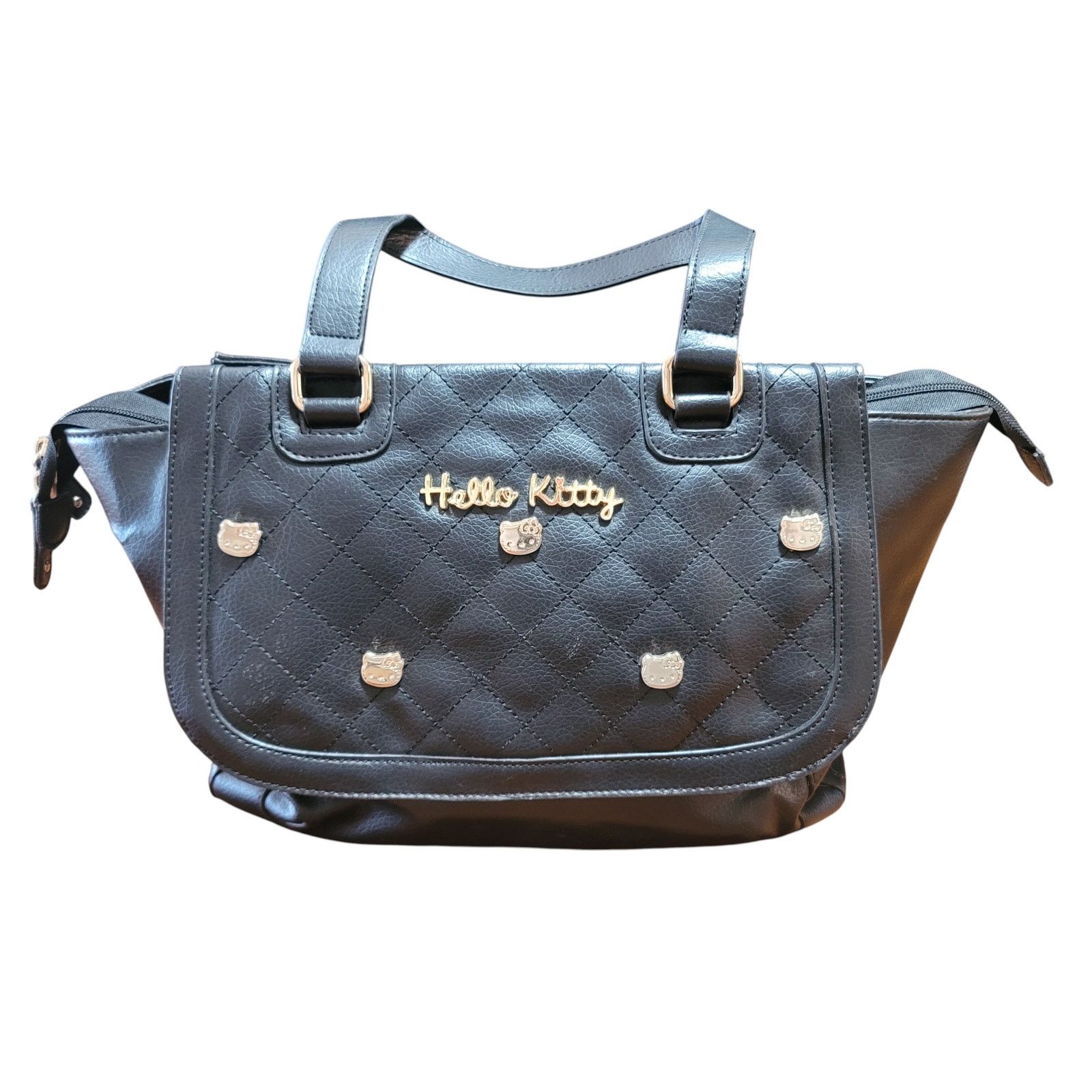 Other Loungefly Hello Kitty Black Quilted Purse Size ONE SIZE - 16 Thumbnail