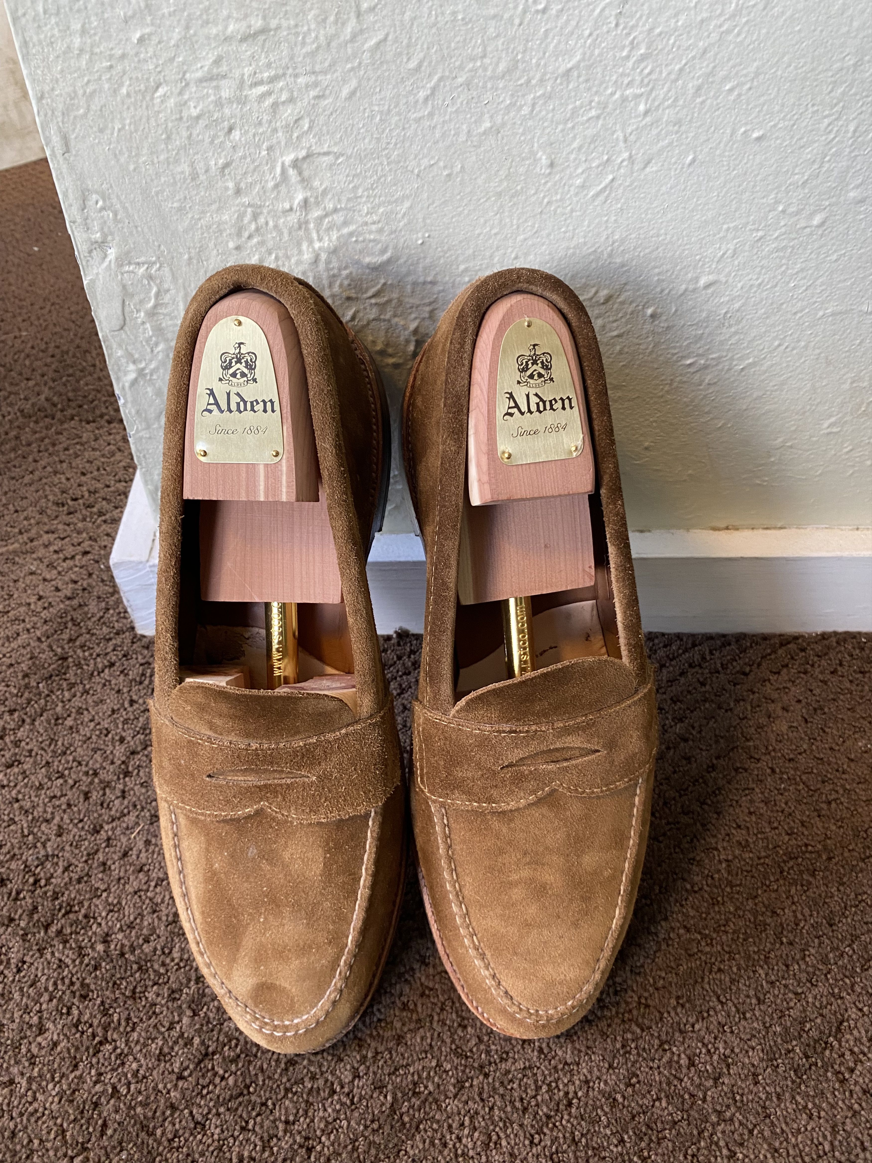 Alden Alden Unlined Leisure Handsewn Penny Loafer Size US 11 / EU 44 - 1 Thumbnail