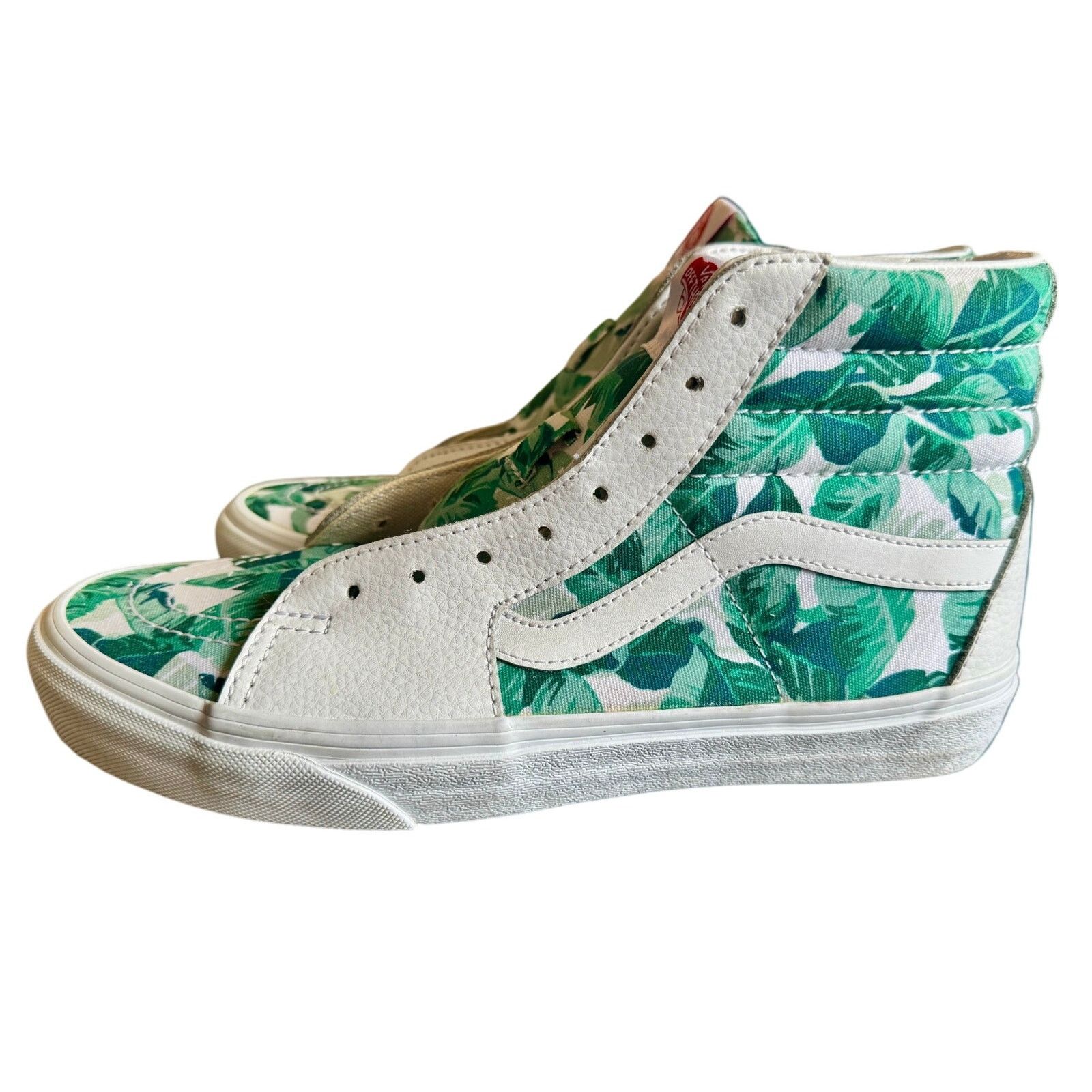 Vans Vans "Leaf Me Alone" Custom SK8-HiShoes | Women’s Size 8.5 Size US 8.5 / IT 38.5 - 1 Thumbnail