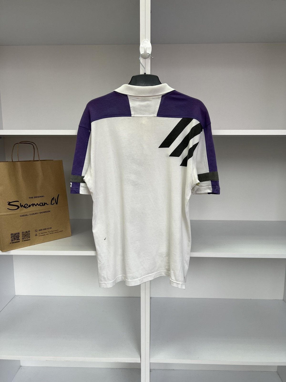 Adidas × Vintage Vintage Adidas 90s ATP Tour Polo T-shirt Size US M / EU 48-50 / 2 - 17 Thumbnail