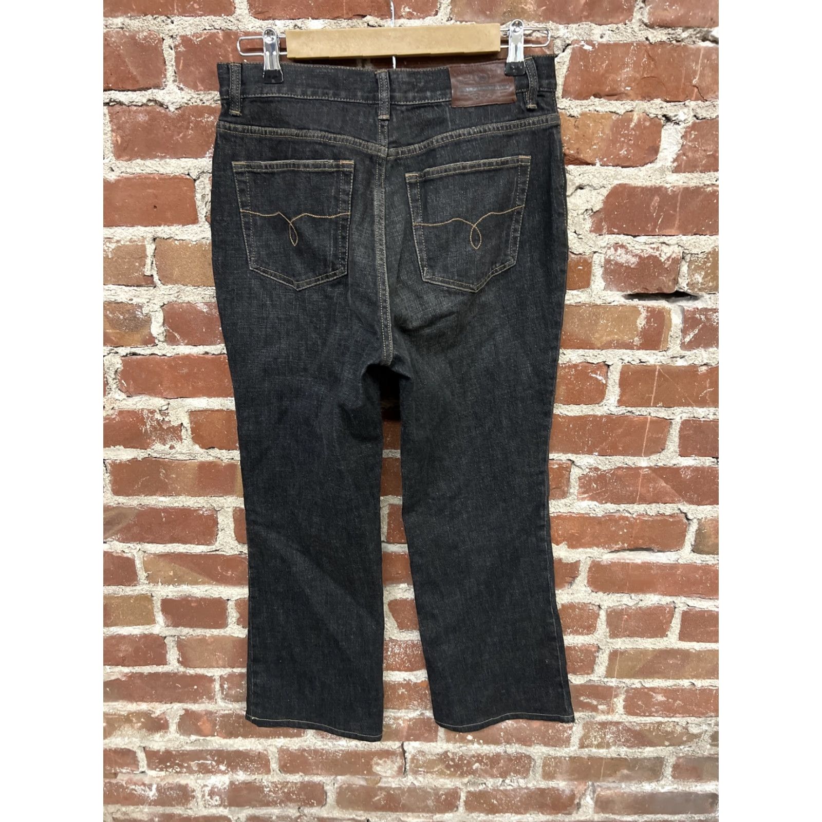 Ralph Lauren Lauren Ralph Lauren Womens Jeans Bootcut Dark Black Patch 8 Regular Slim Fit Shirt? Size 30" / US 8 / IT 44 - 6 Thumbnail