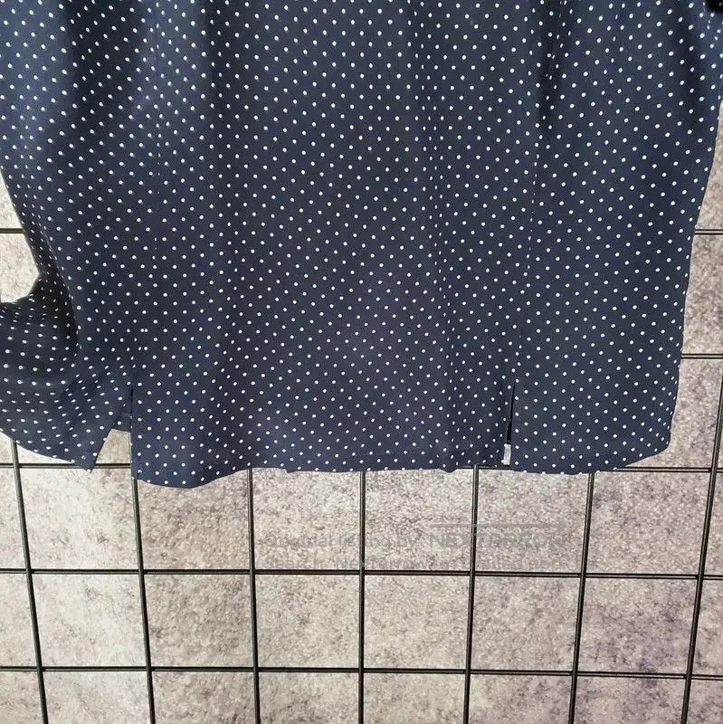 Dior Dior Summer Dark Blue Polka Dot Top . Size S / US 4 / IT 40 - 5 Thumbnail