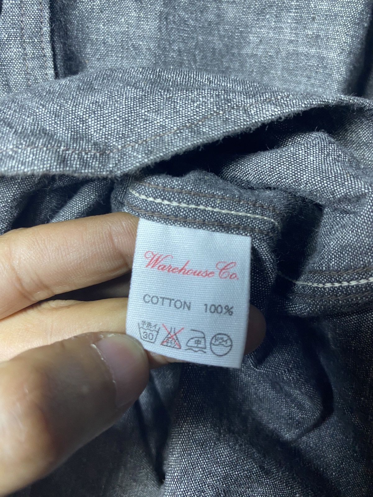 Warehouse & Co. Warehouse Co. Duck Digger Vintage Chambray Button Ups Jeans Size US L / EU 52-54 / 3 - 7 Thumbnail
