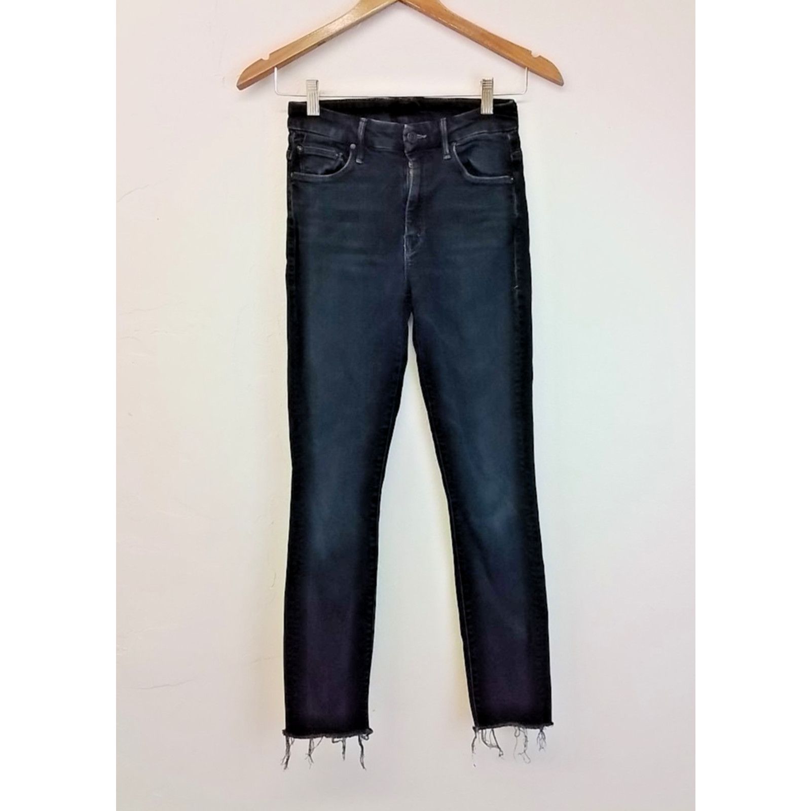 MOTHER Mother Looker Ankle Jeans Women's 24" High Waist Dark Wash Size 24" / US 00 / IT 34 - 2 Thumbnail