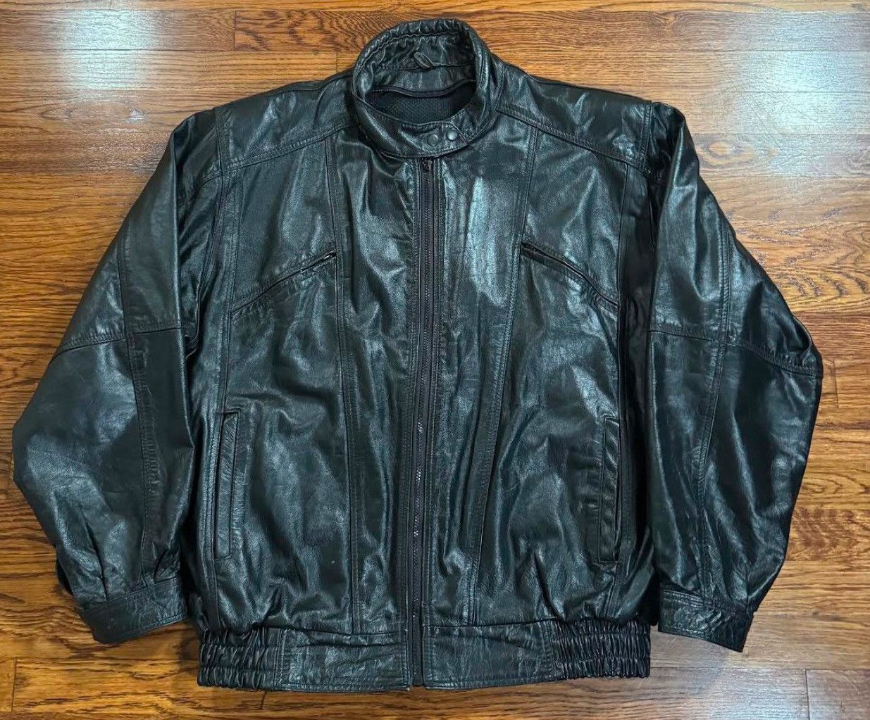 BMW Vintage Phoenix Leather BMW Jacket (Size L) Size US L / EU 52-54 / 3 - 2 Thumbnail