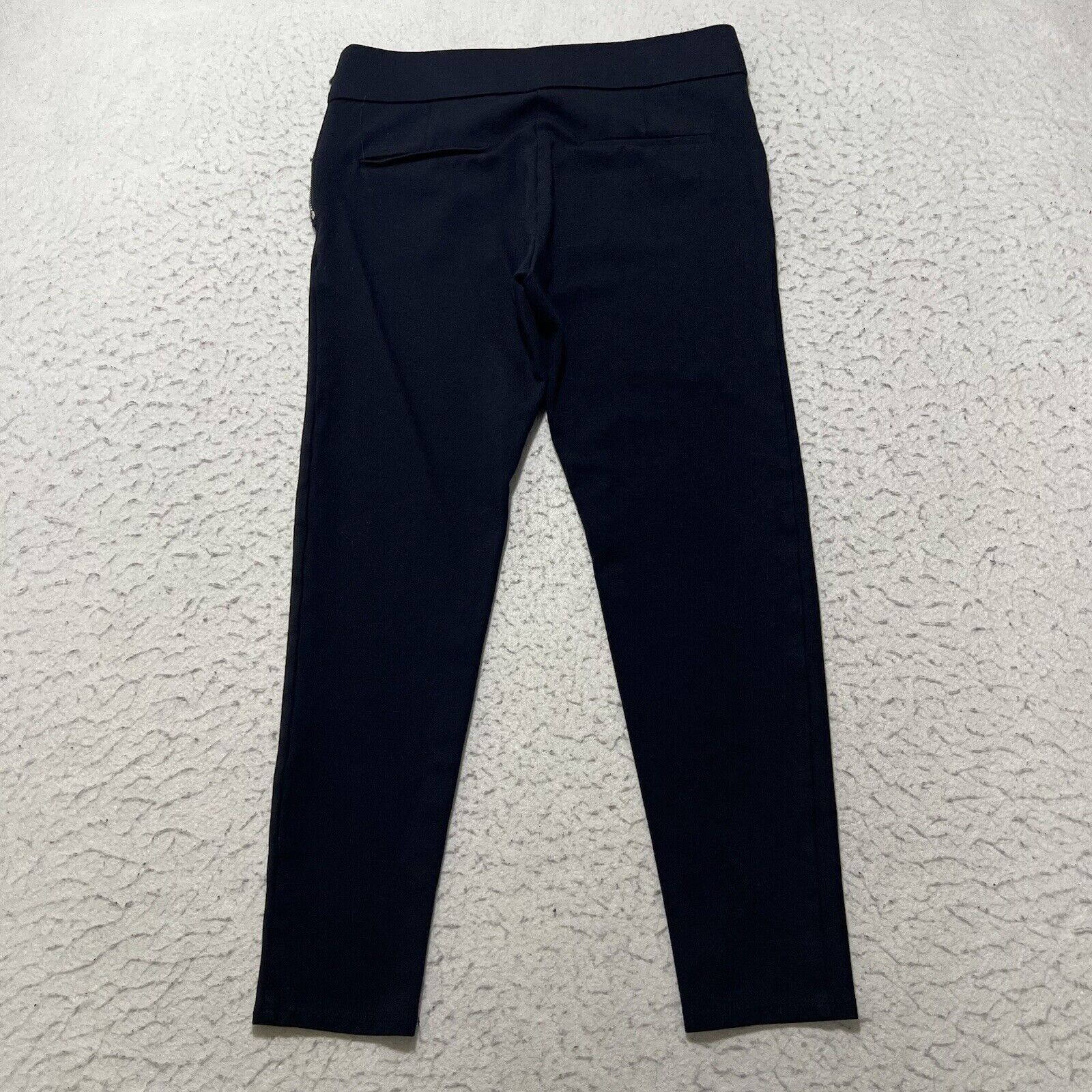 Ann Taylor Ann Taylor Petite Side Zip Athletic Blue Leggings Stretch Size 26" / US 2 / IT 38 - 7 Thumbnail